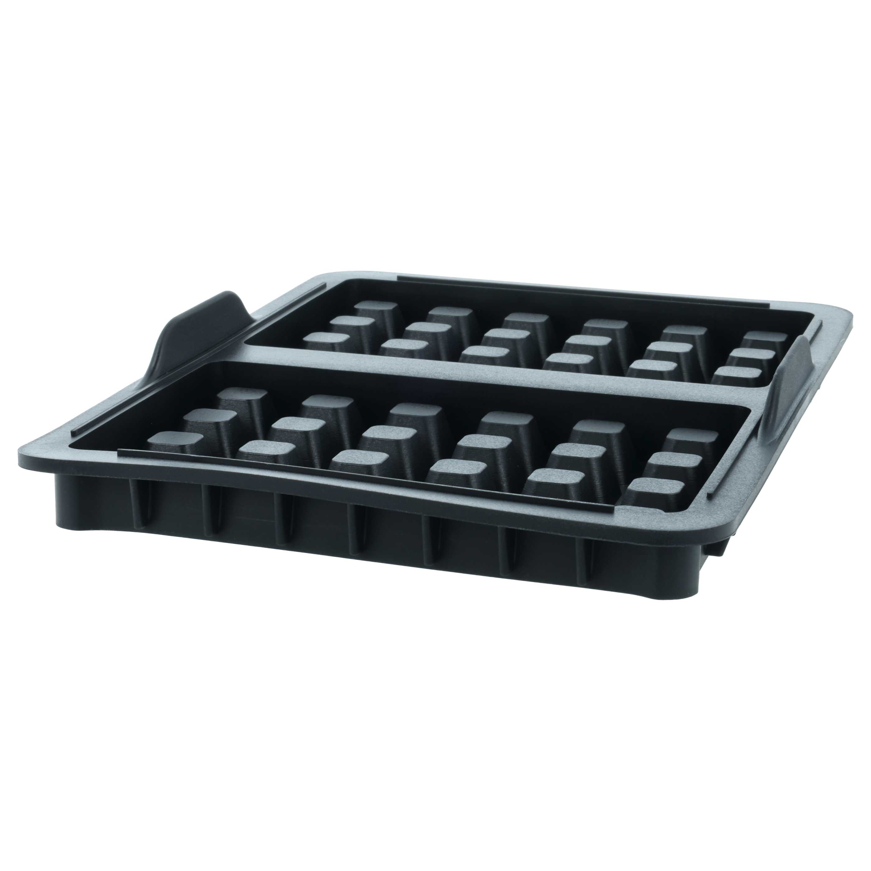 2x Waffeleinsatz passend für Ninja AirFryer AF400EU, AF451EU, AF500EU Heißluftfritteusen - Silikon, BPA-frei