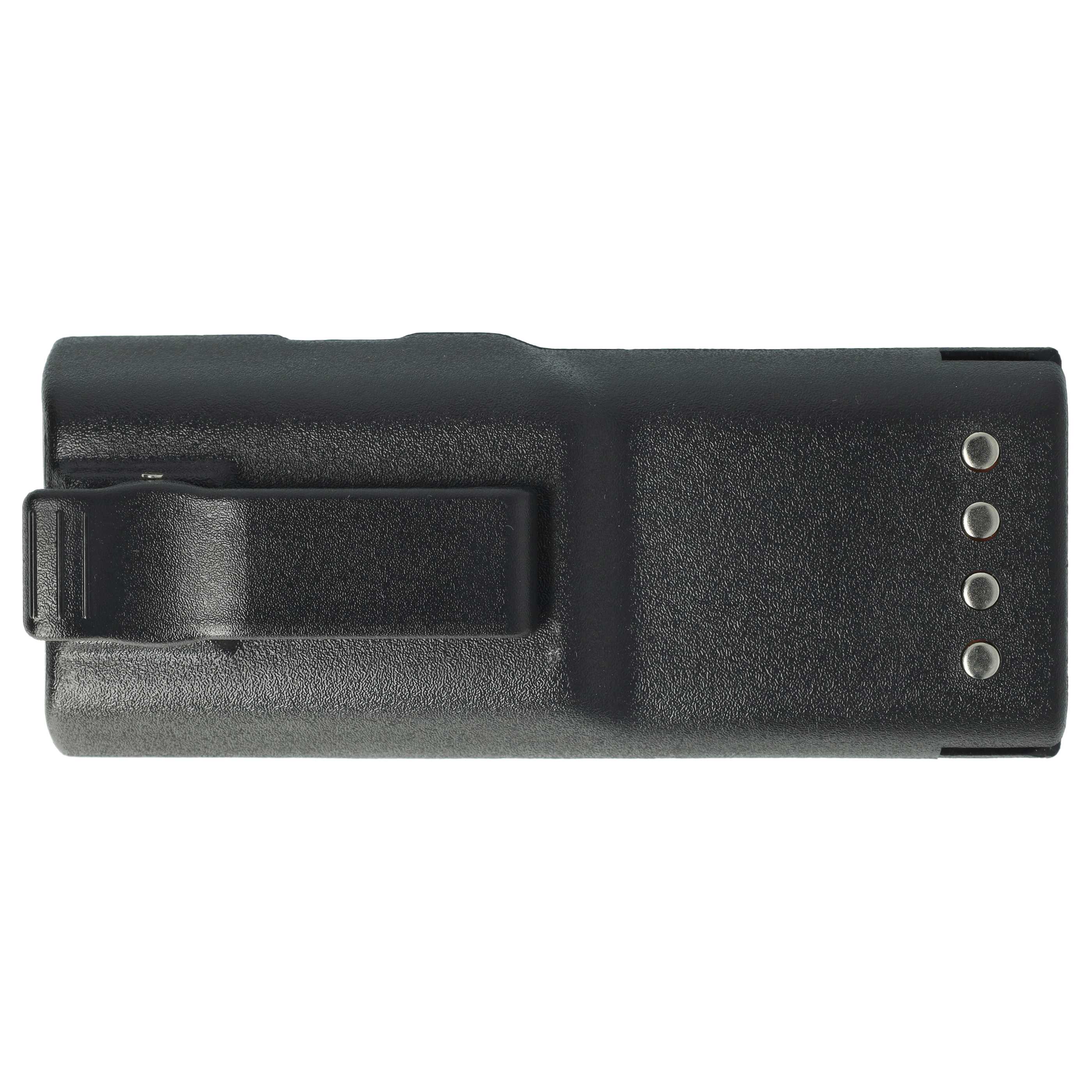 Radio 10x Battery replaces Motorola HNN8133C, HNN9628A, HNN8308A, HNN9628 - 1500 mAh 7.5 V NiMH + Belt Clip