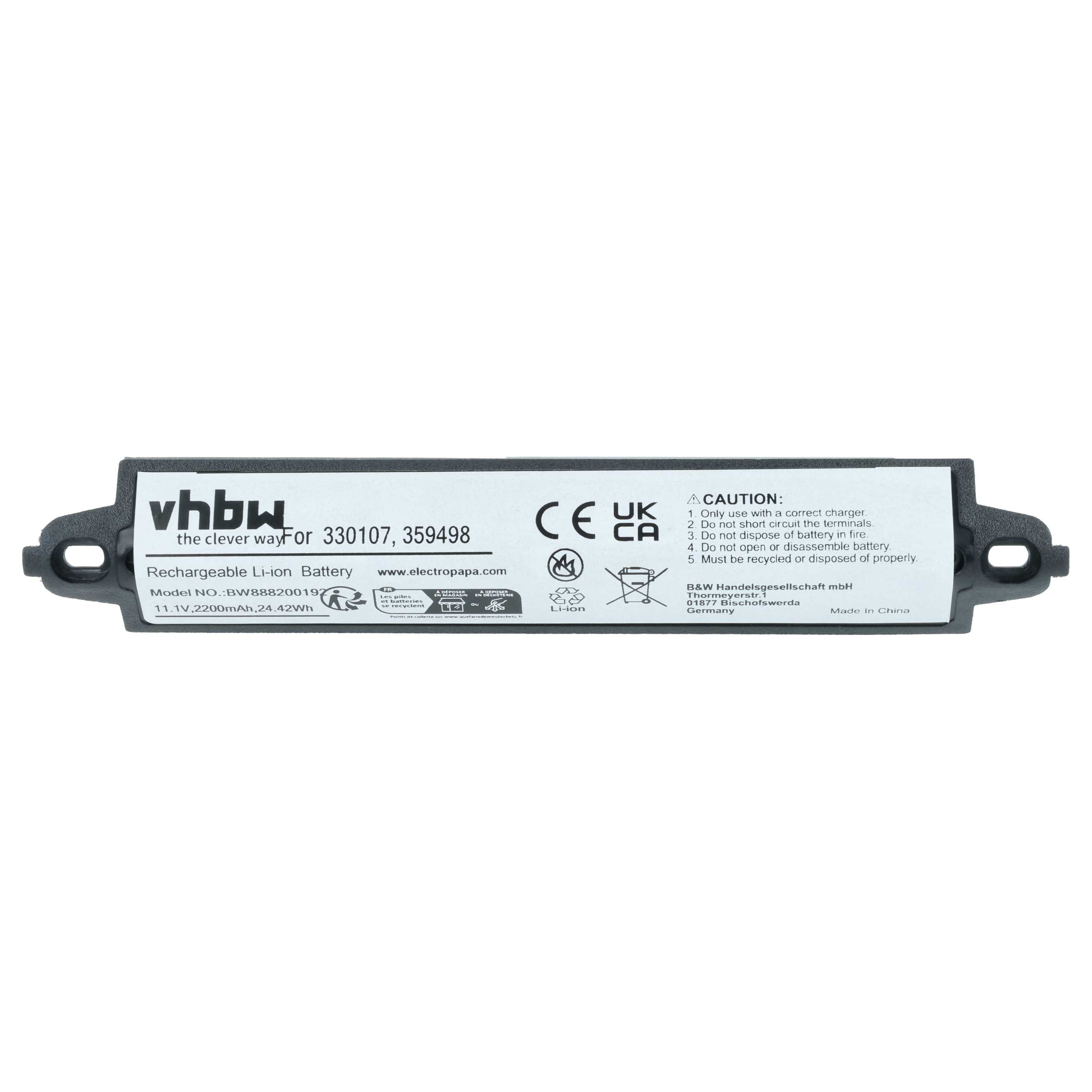 Akumulator do głośnika Bose zamiennik Bose 330107A, 330107, 330105, 359495, 330105A, 359498 - Li-Ion 2200mAh
