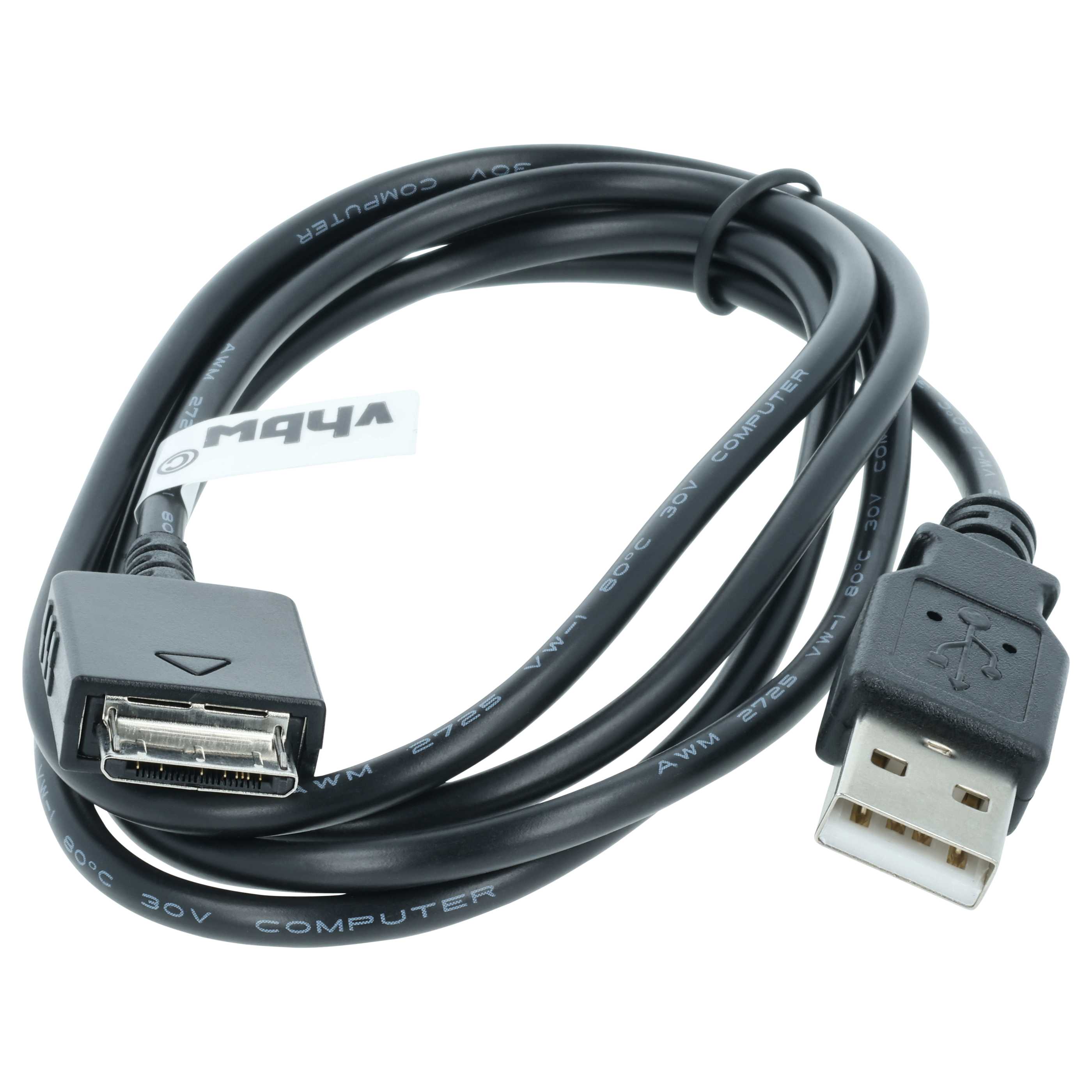 USB Data Cable Charging Cable as Replacement for Sony WMC-NW20MU, 150 cm