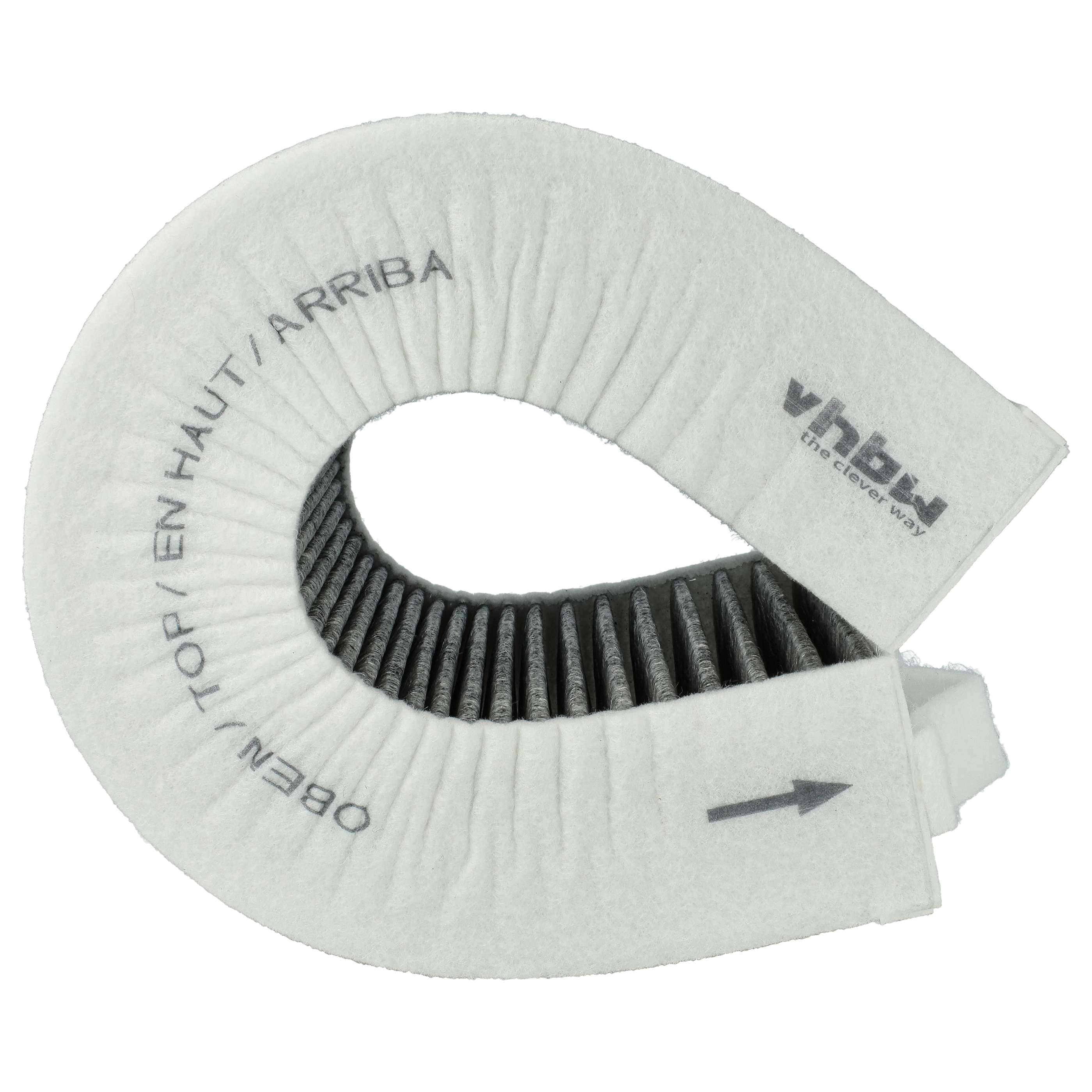4x Filtres à charbon actif remplace Bora PUAKF pour hotte Bora