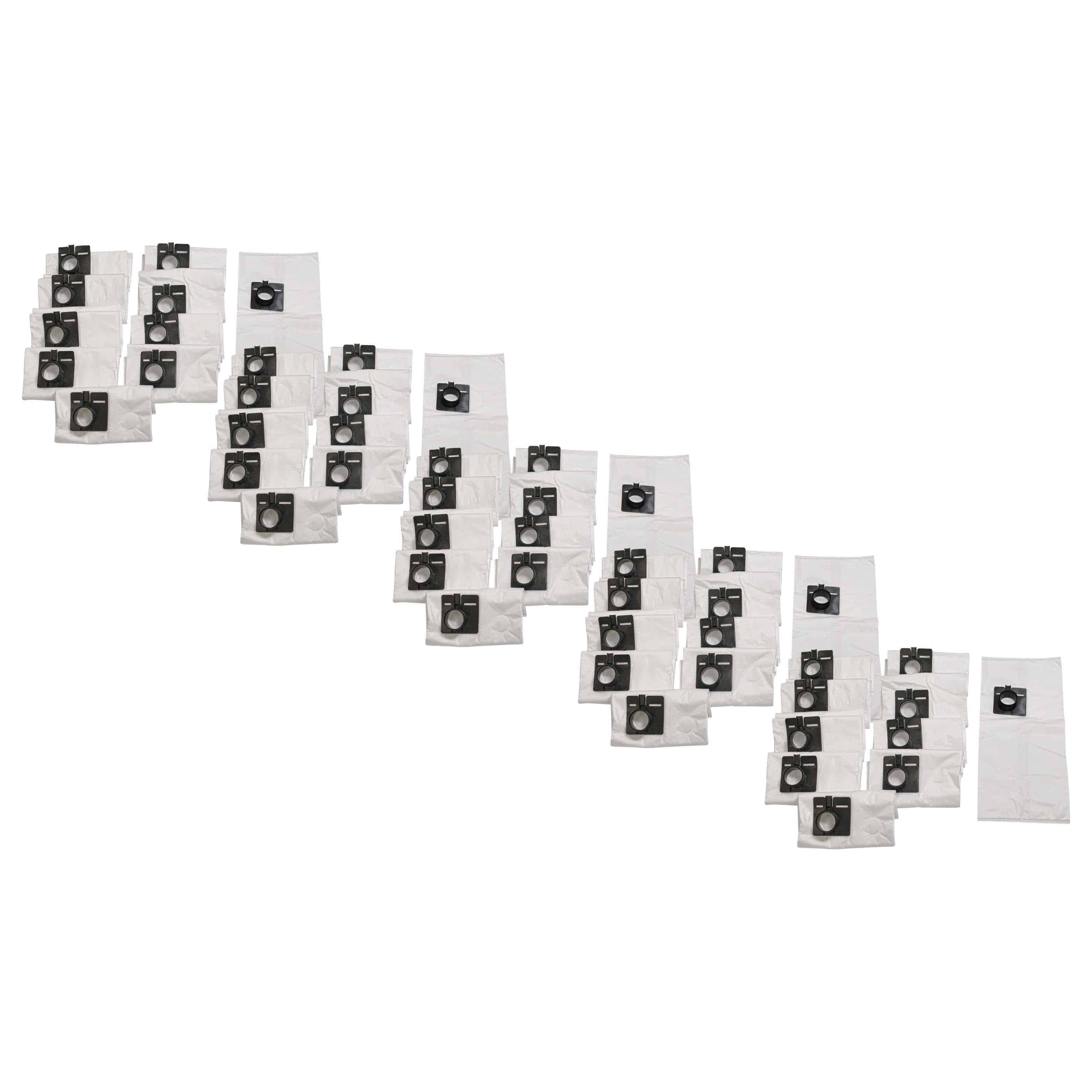 50x Sac remplace Bosch Typ W, Typ X pour aspirateur Kränzle - microfibre non tissée