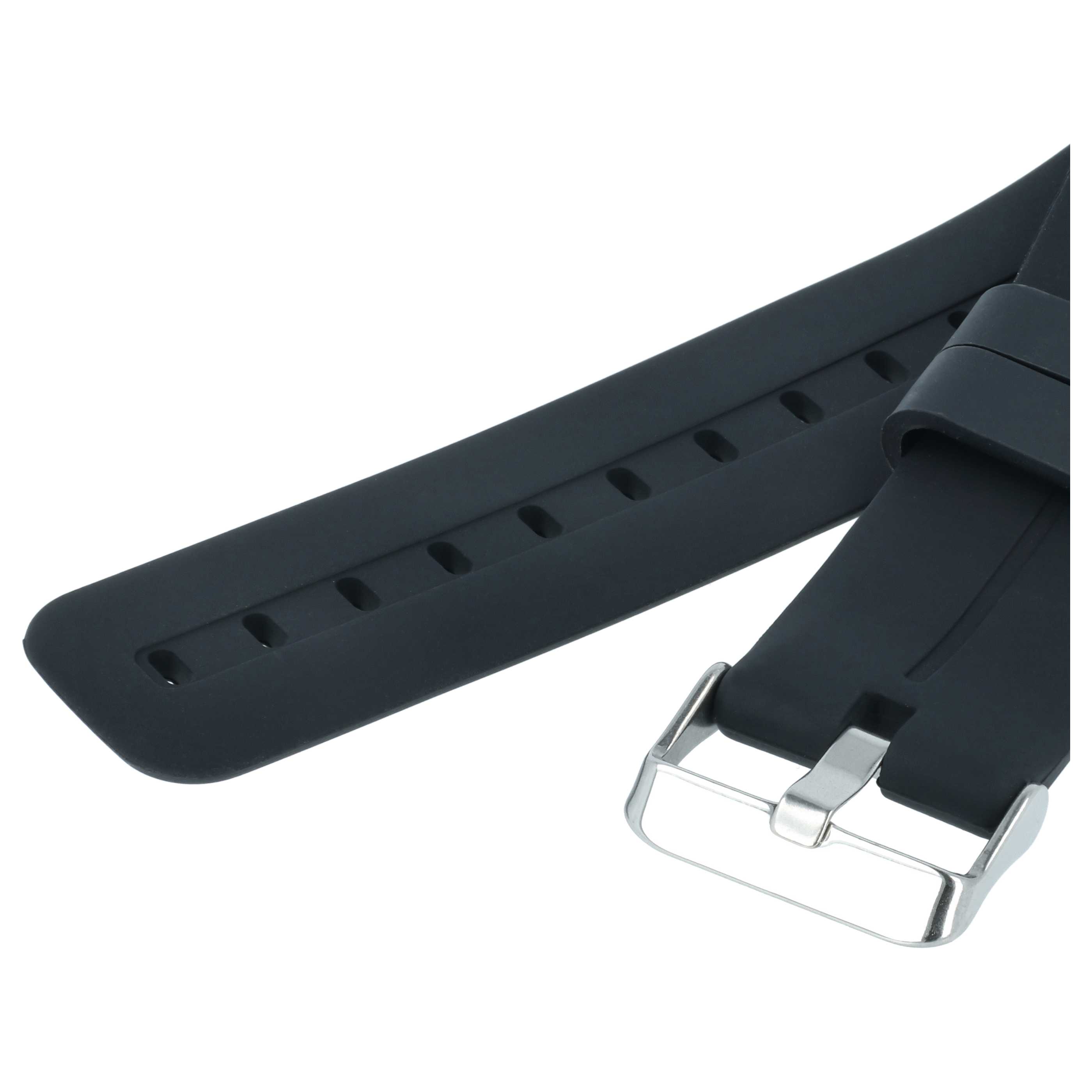 wristband for Polar Smartwatch - 9.0cm + 12.2 cm long, 33mm wide, black
