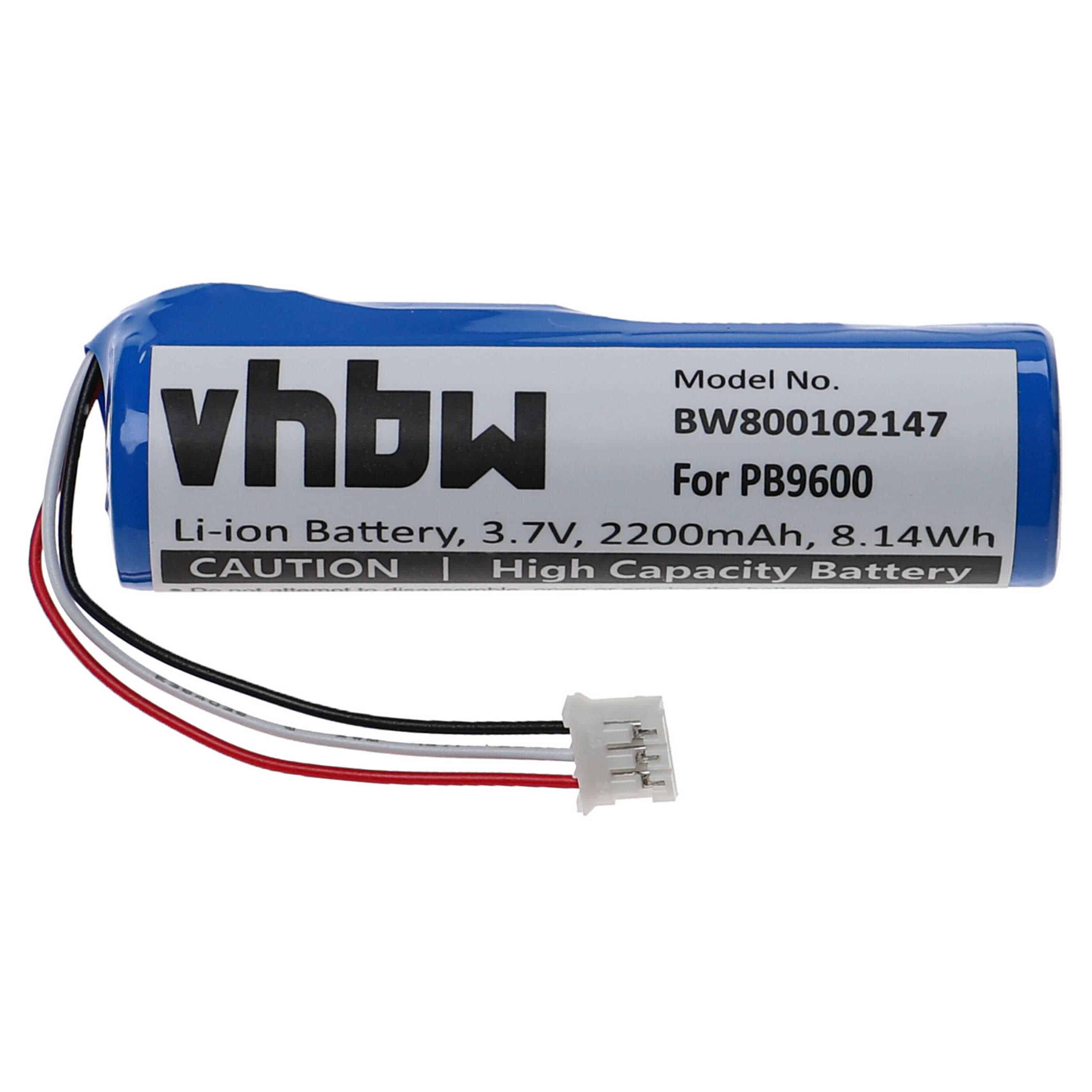 Remote Control Battery Replacement for Philips PB9600 - 2200mAh 3.7V Li-Ion