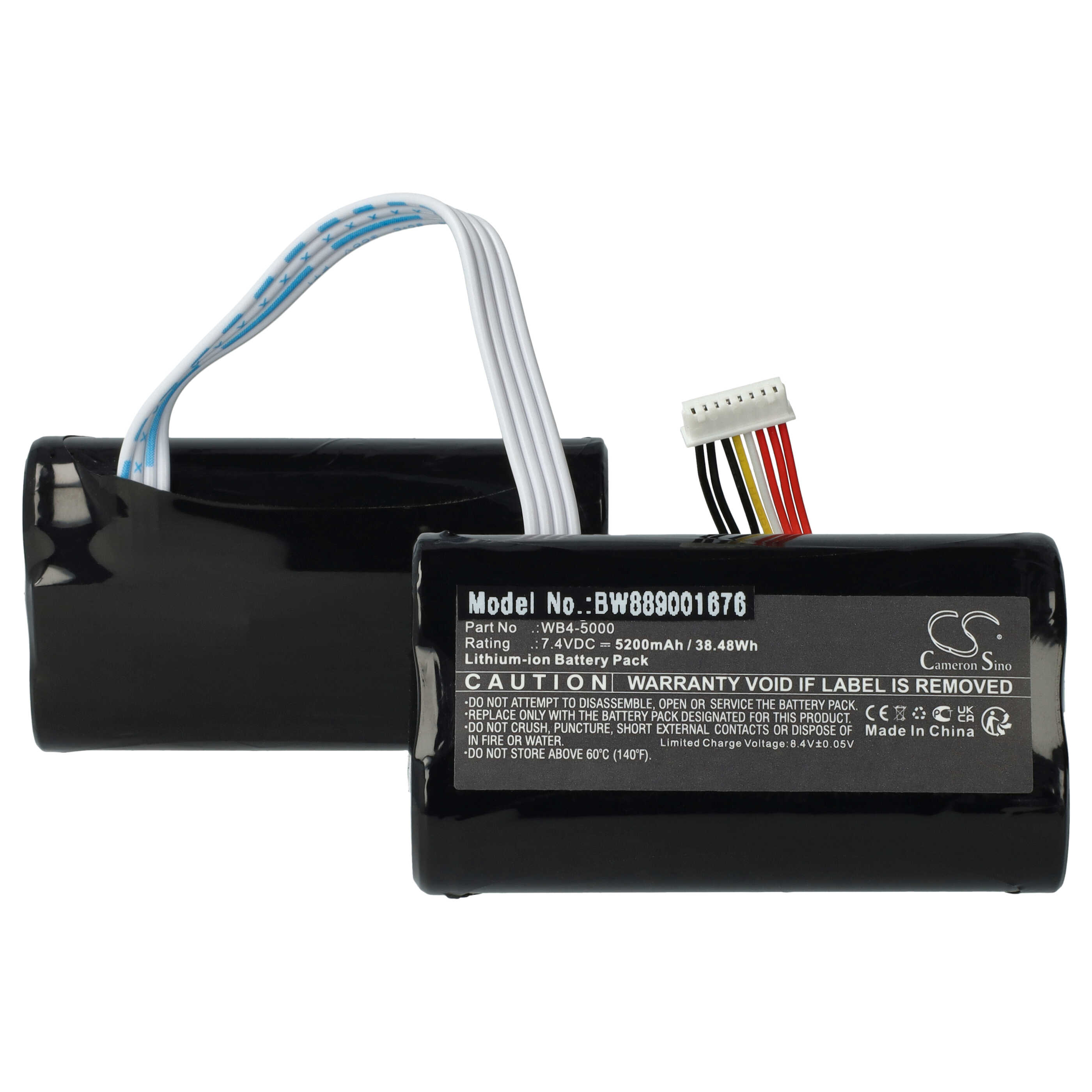 Drone Remote Battery Replacement for DJI WB4-5000 5200mAh, 7.4V