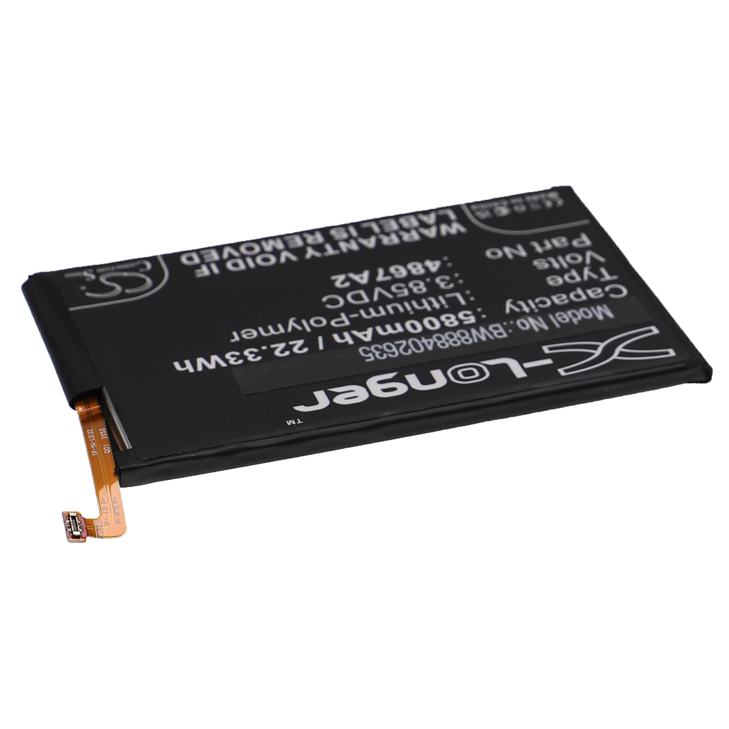 Akumulator do telefonu smartfona zamiennik Wiko 4867A2 - 5800 mAh 3,85 V LiPo