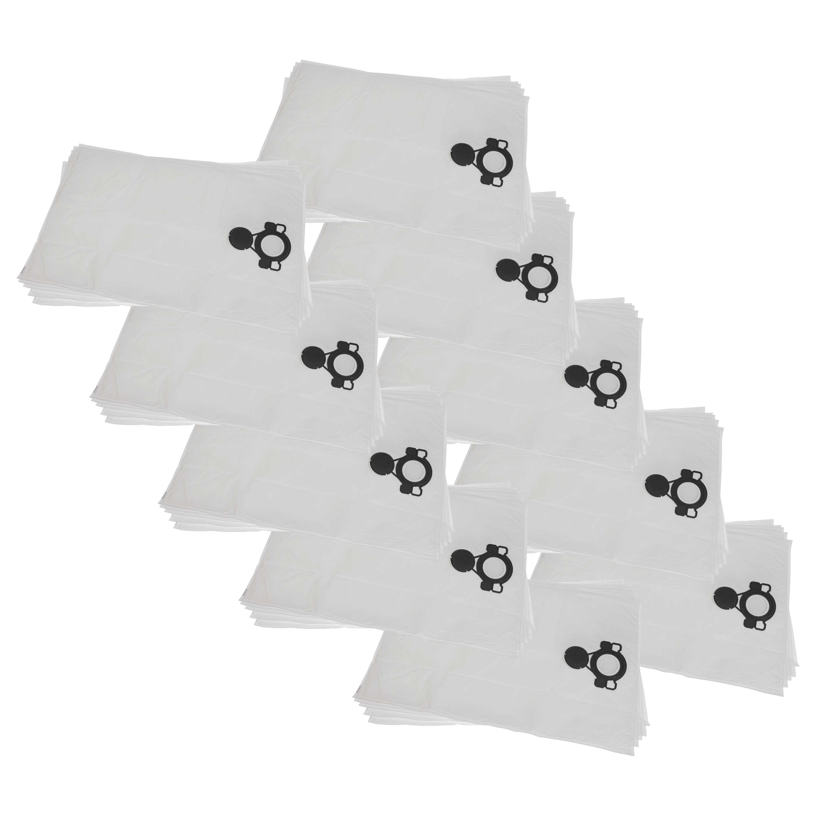 50x Sac remplace Makita W107418353 pour aspirateur Makita - microfibre non tissée