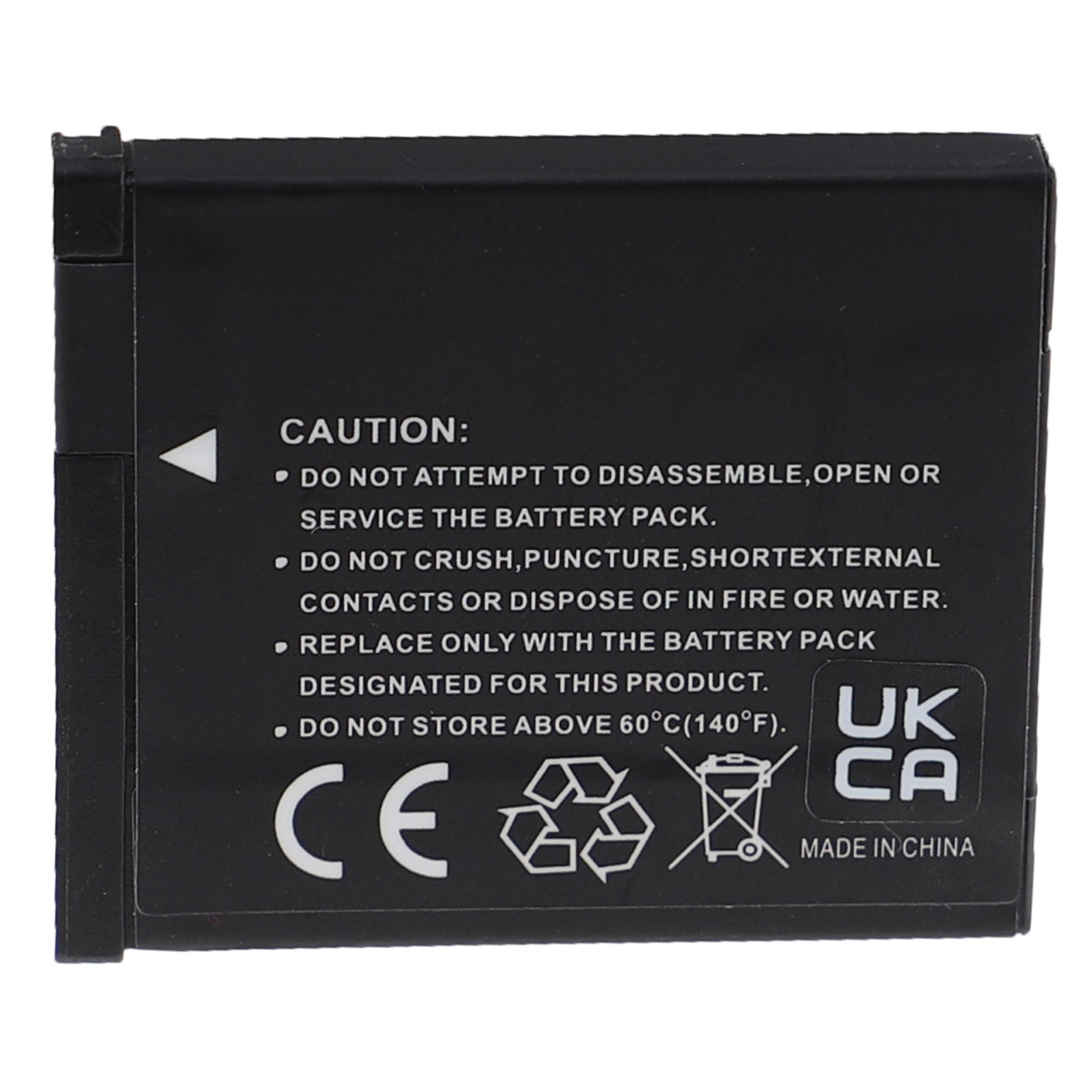 Battery Replacement for Canon NB-8L - 700mAh, 3.7V, Li-Ion