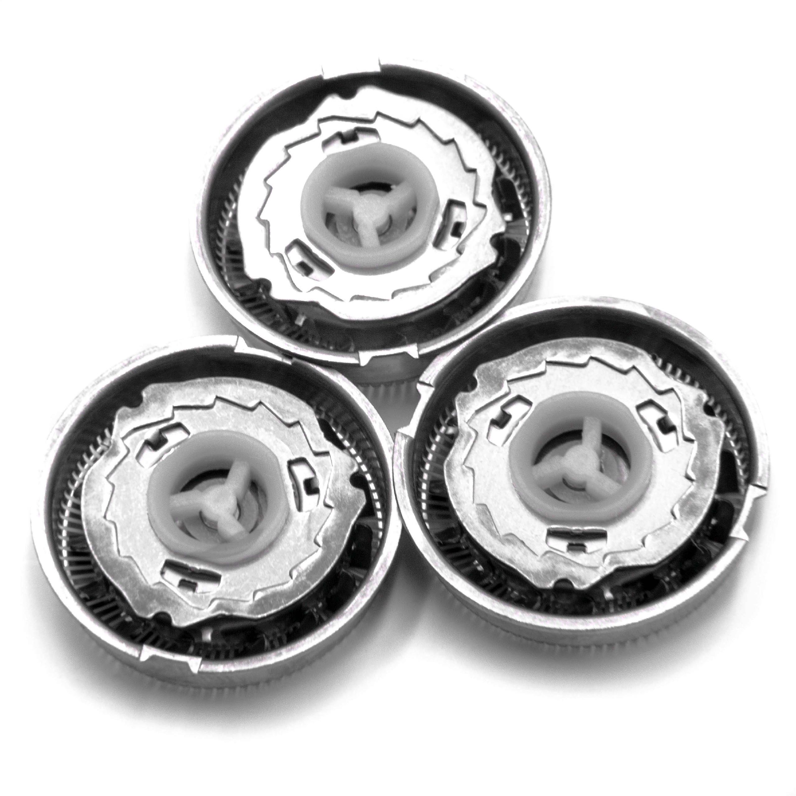 3x shaving head as Replacement for Philips HQ5 for Philips Shaver - Stainless Steel