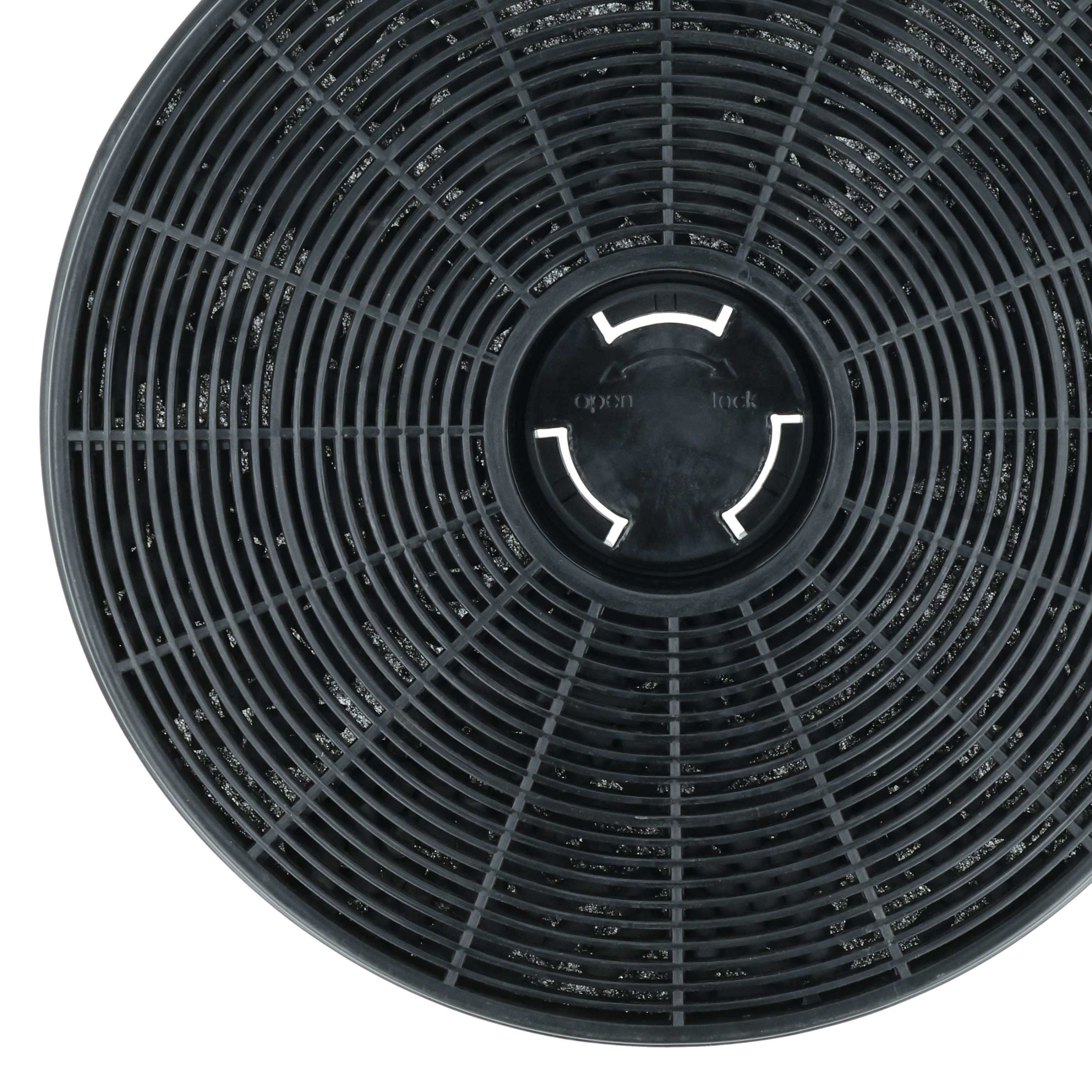 4x Filtres à charbon actif remplace Klarstein 10033740 pour hotte Klarstein
