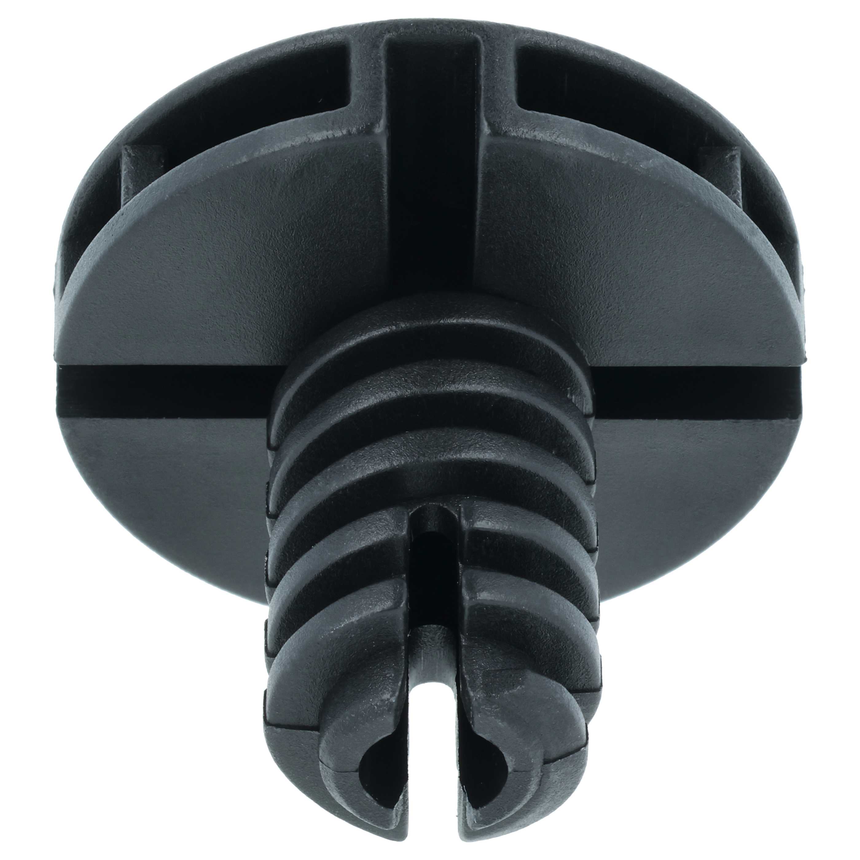 2x Pied réglable remplace AEG 1490004288, 41006470604727 pour sèche-linge, séchoir Zanussi - 3,5 cm, noir