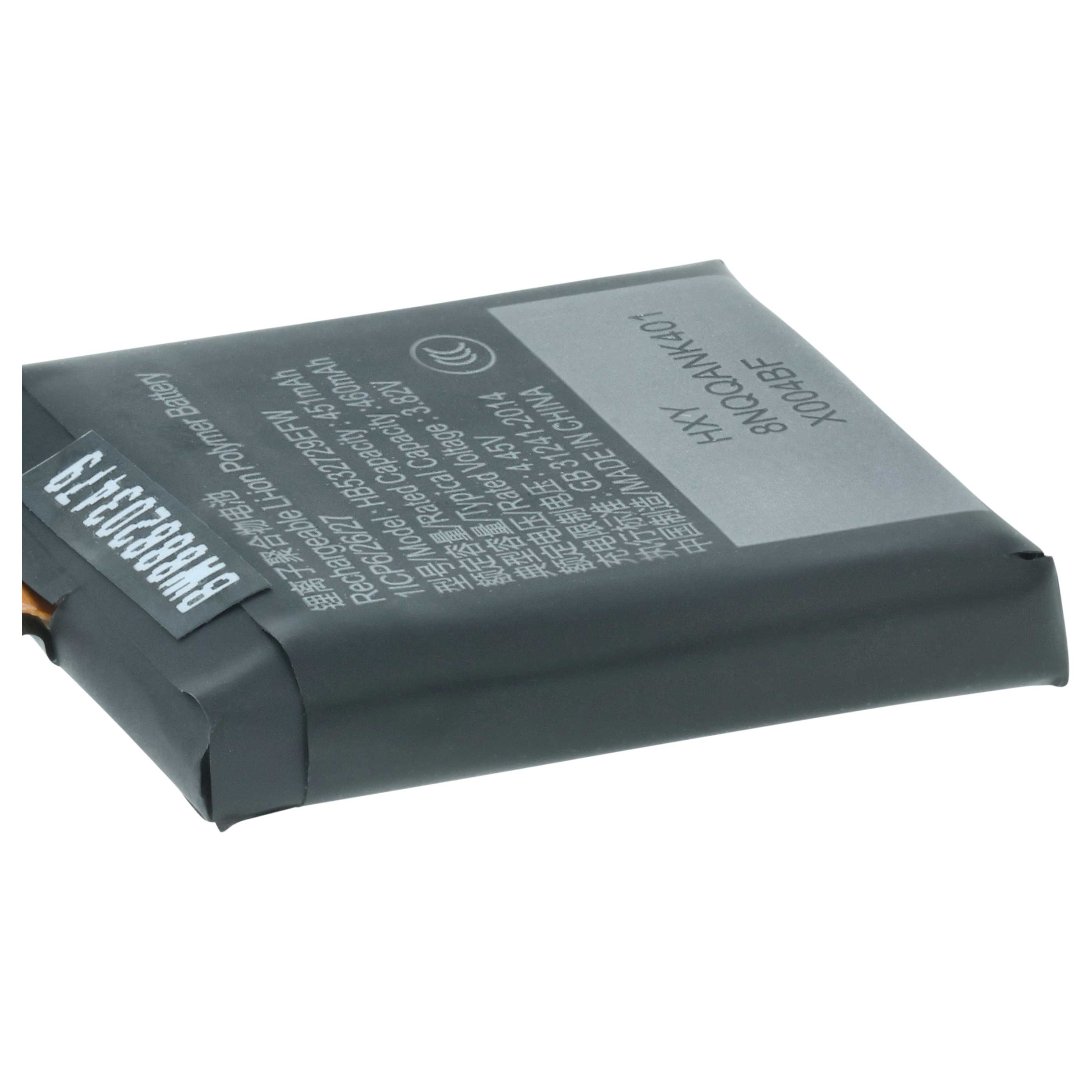 Smartwatch Battery replaces Huawei HB532729EFW, HB532729EFW-A - 450 mAh 3.87 V Li-polymer