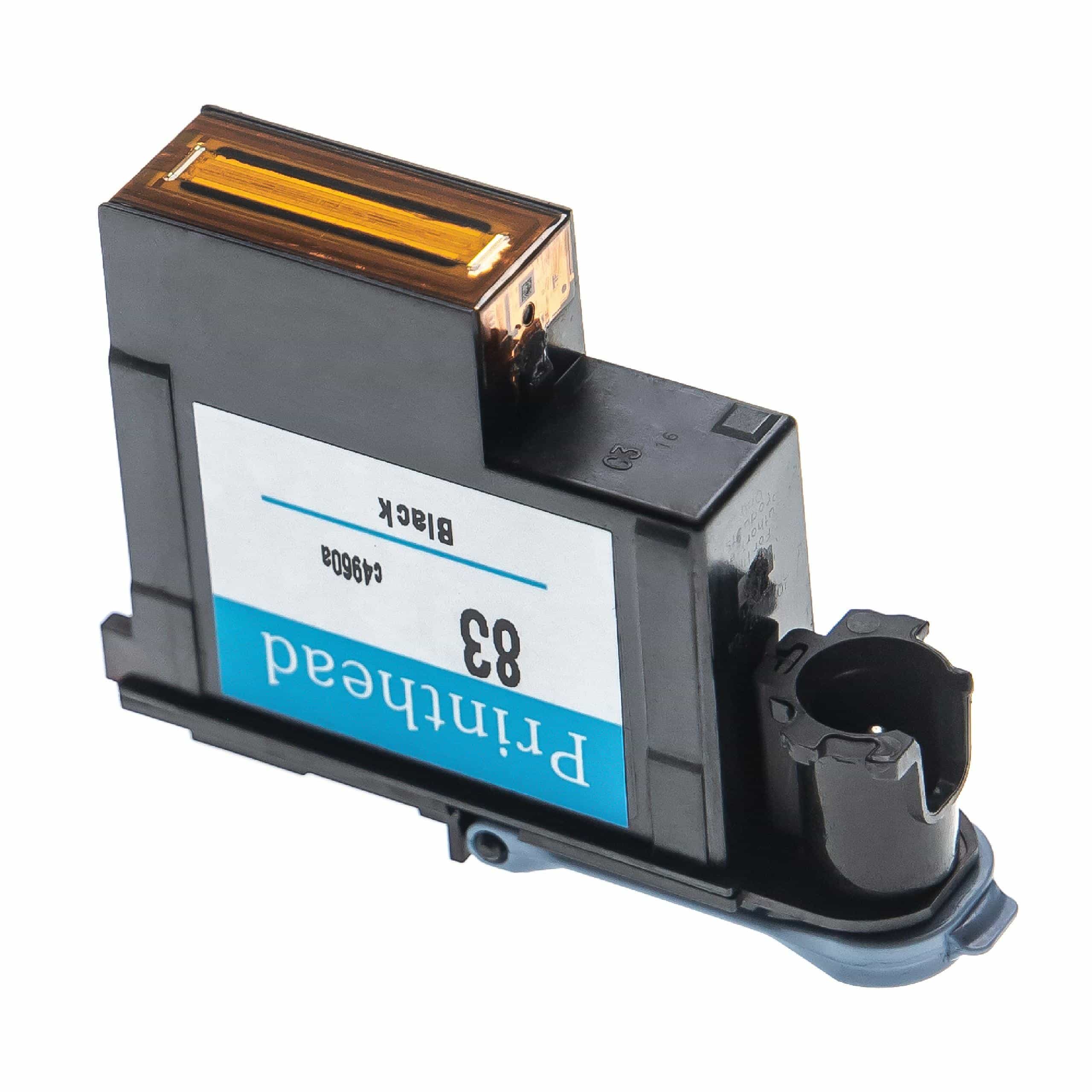 Printhead for HP DesignJet HP C4960A Printer - 13 ml, black, 6 cm wide, Refurbished, With Cleaner