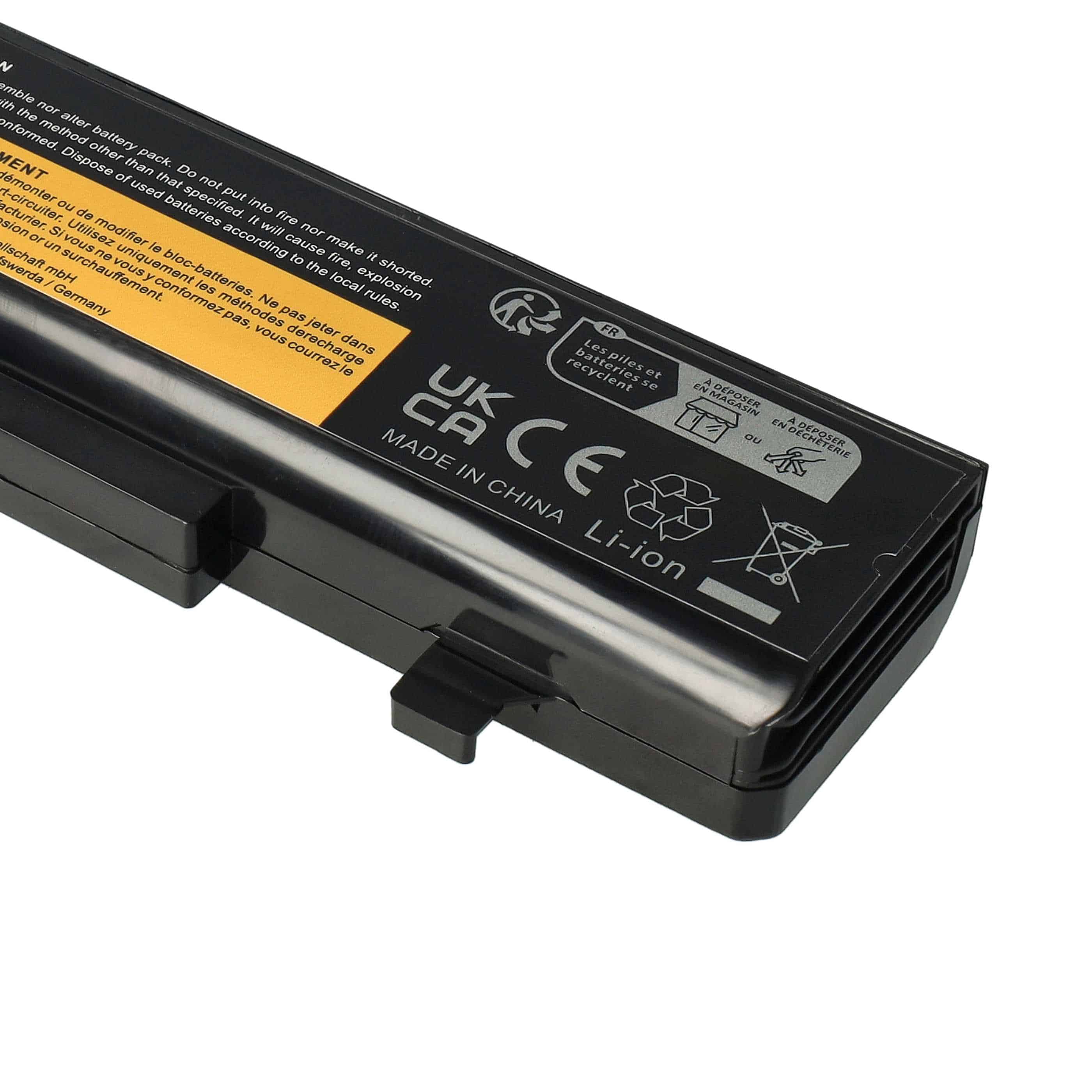 Notebook Battery Replacement for Lenovo 0A36311, 121000675, 121500047 - 4400 mAh 11.1 V Li-Ion, black