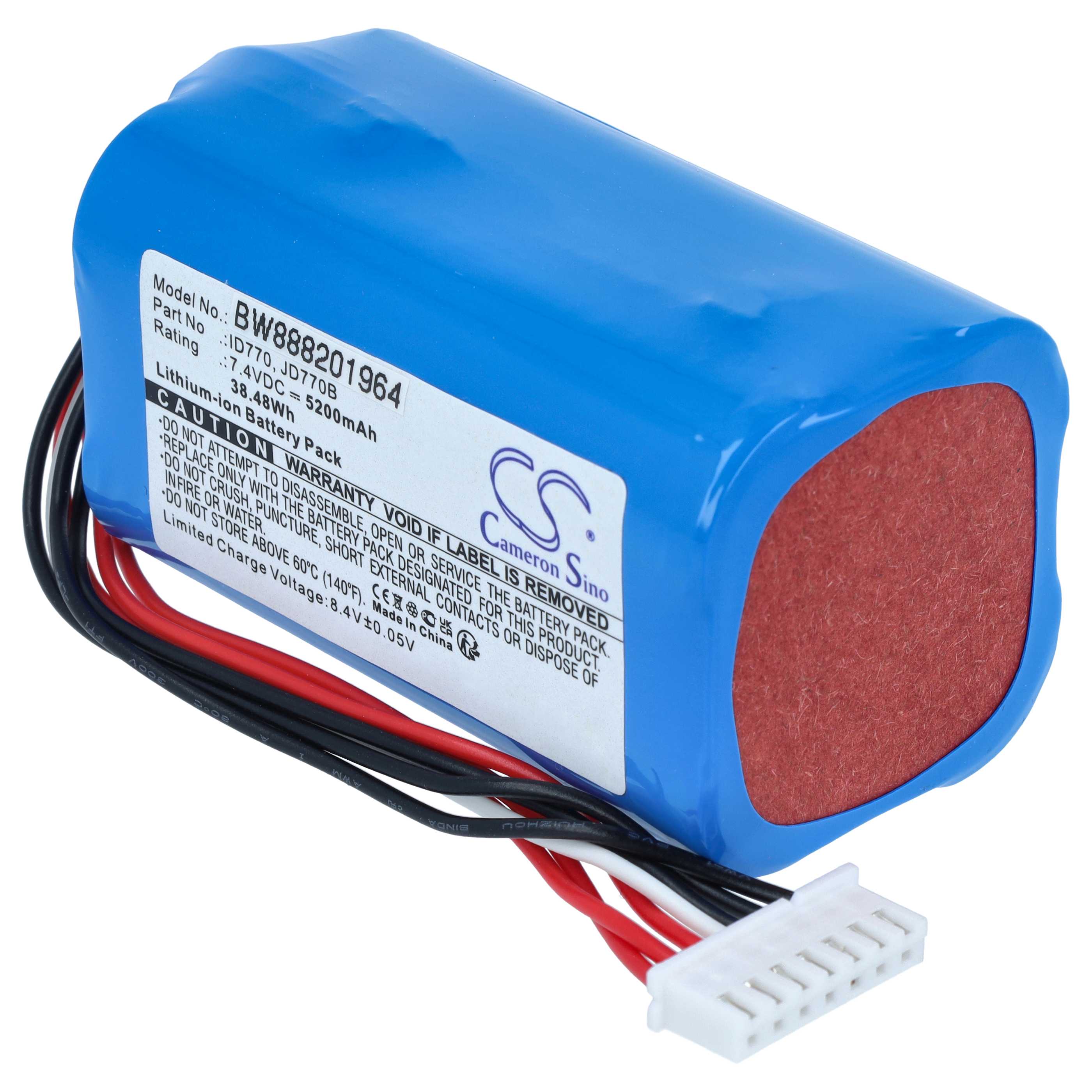 Battery replaces Sony ID770, JD770B for Sony Loudspeaker - Li-Ion 5200 mAh