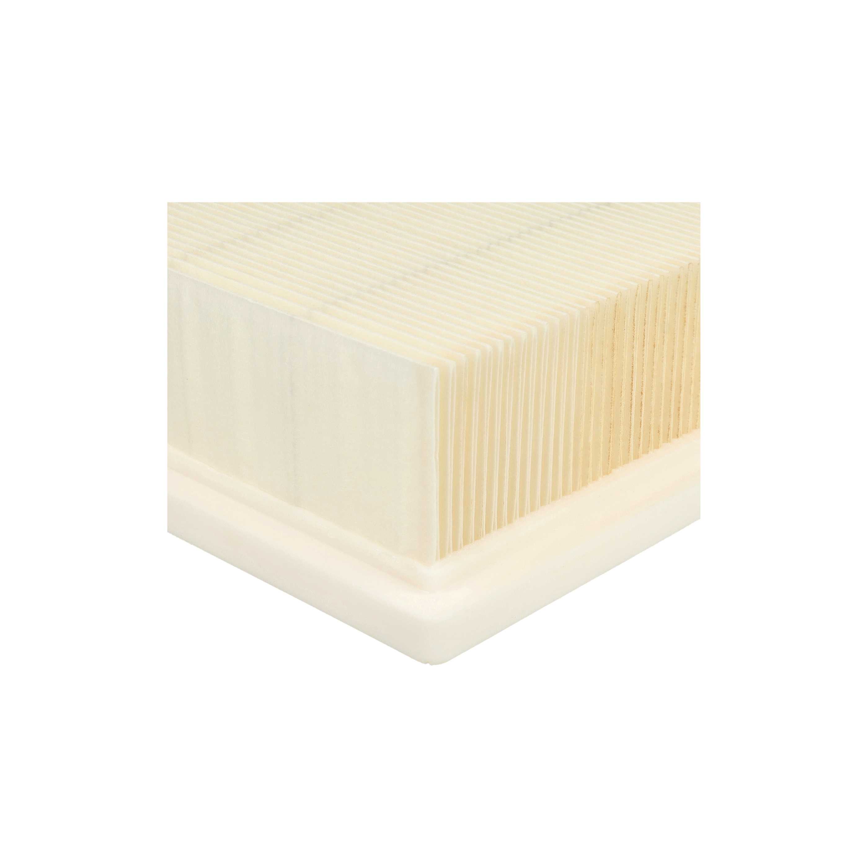 2x flat pleated filter replaces Hilti VC 5, VC 75-1, 2192229 for Würth Vacuum Cleaner
