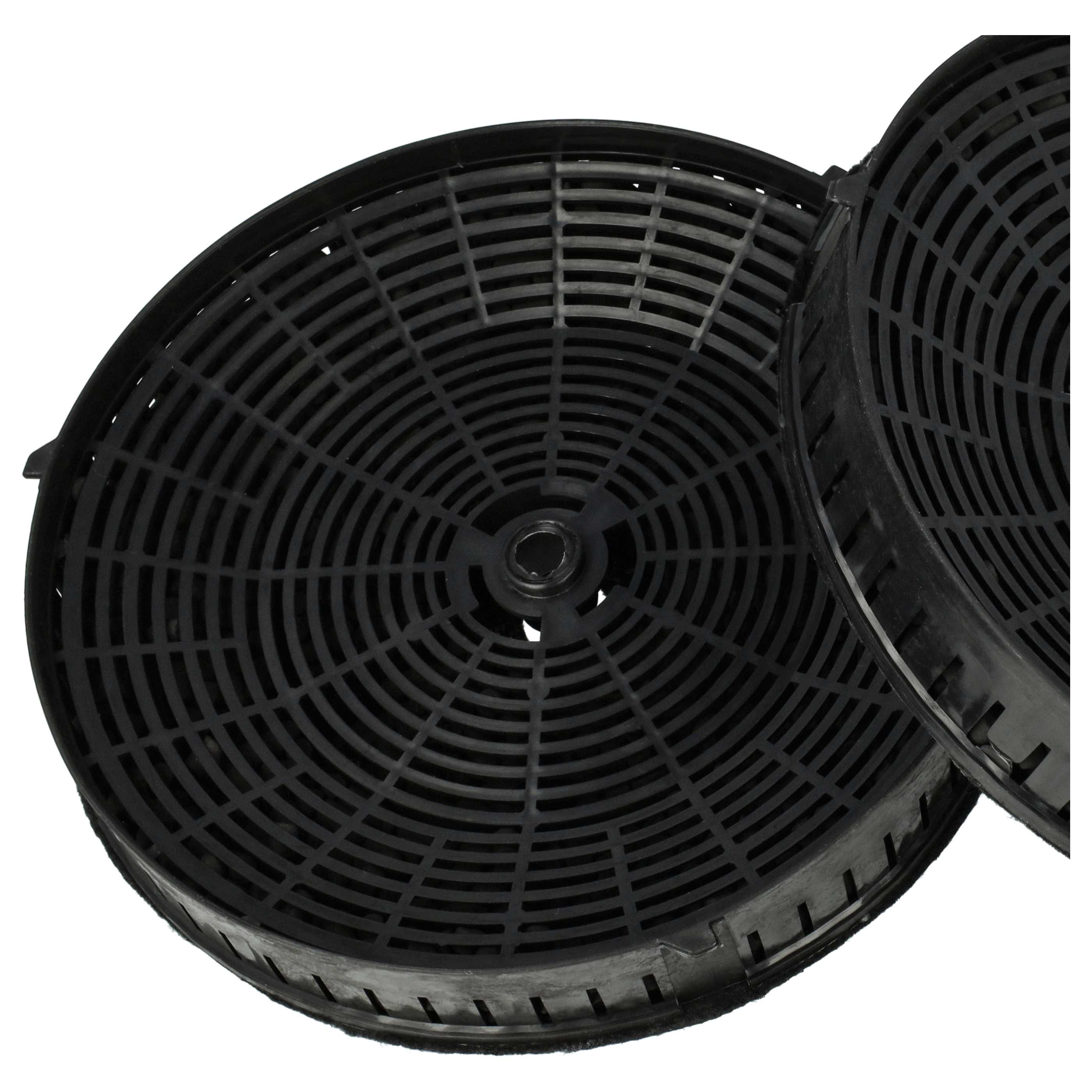 4x Filtres à charbon actif remplace AEG 405517113/8, 4055171138, 405521750, 405517113 pour hotte Zanussi