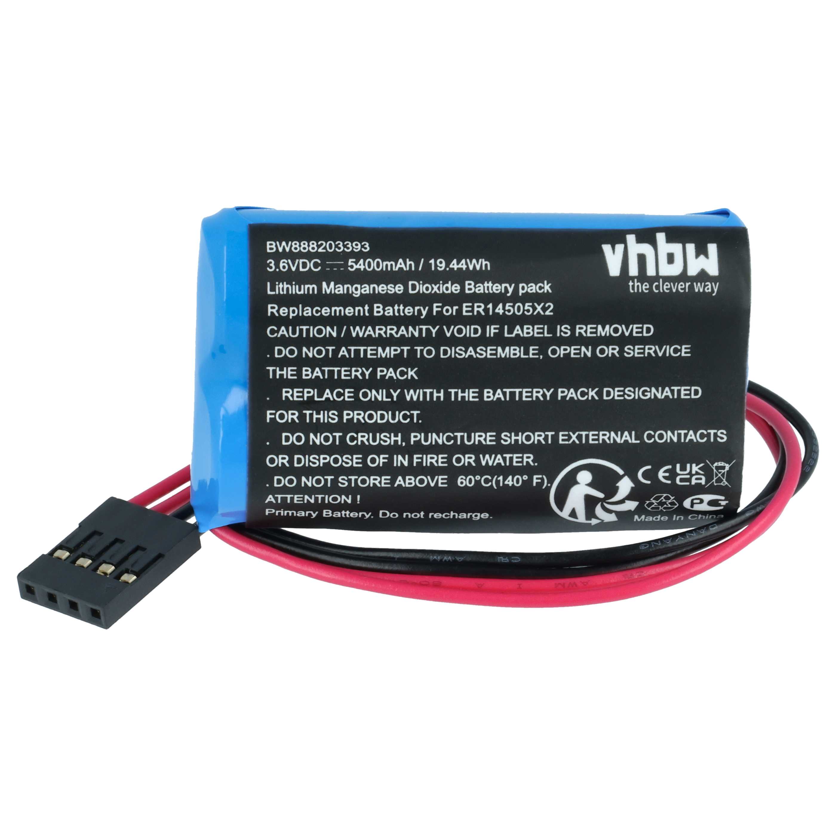 Bateria do PLC programowalnego sterownika zamiennik Schneider 2XSL360/131 - 5400 mAh 3,6 V Li-SOCl2
