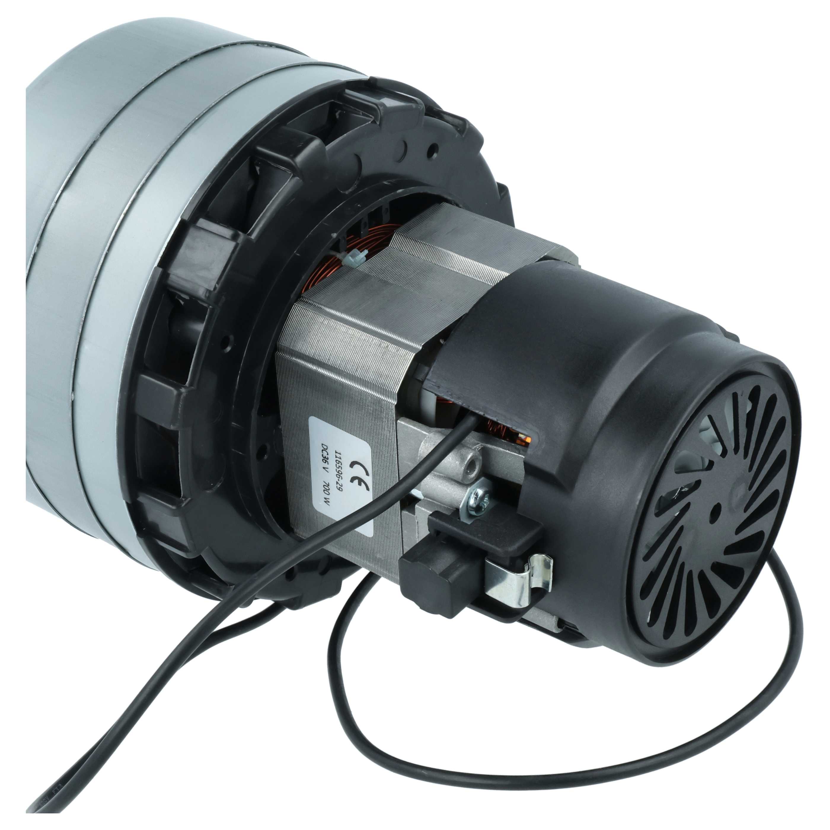 Motor als Ersatz für Ametek 116596-29 für Hako Staubsauger u.a. - Ersatz-Staubsaugermotor, 1200 W