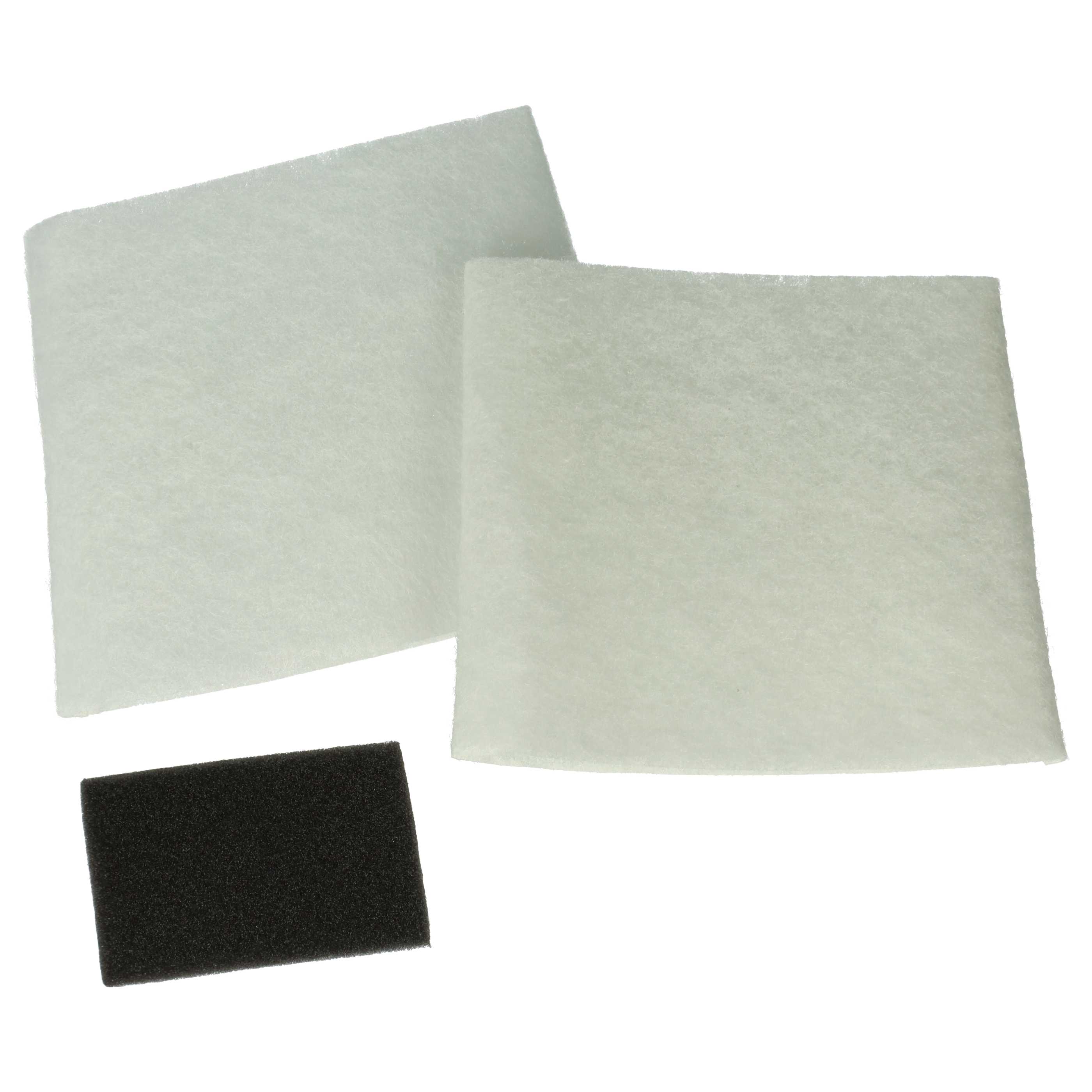 3x Filter Set replaces Dirt Devil 2881001 for Dirt Devil Vacuum Cleaner - Vacuum Cleaner Filter Set