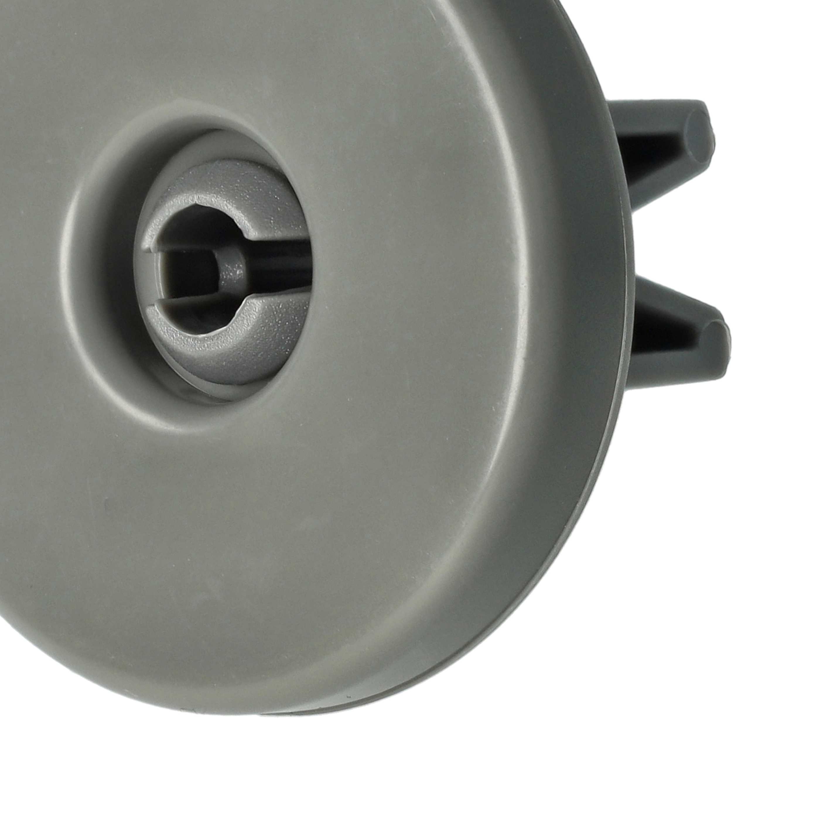 vhbw Korbrolle für Unterkorb Geschirrspüler Durchmesser 40 mm für