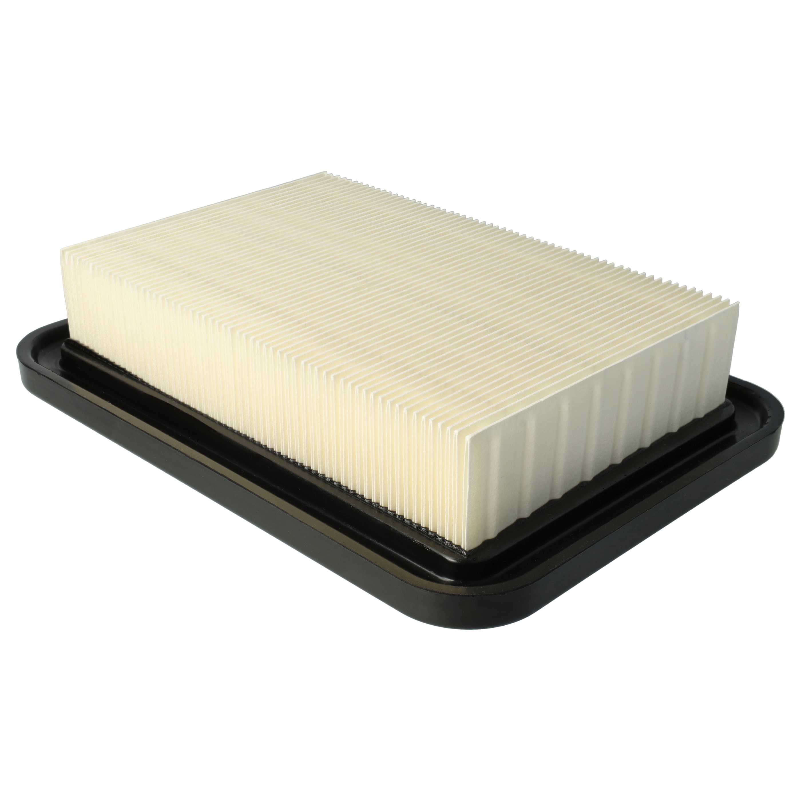 10x flat pleated filter suitable for Flex VCE 33 L AC, VCE 33 M AC, Makita VC4210M, Nilfisk Attix 33 M-H Vacuum Cleaner