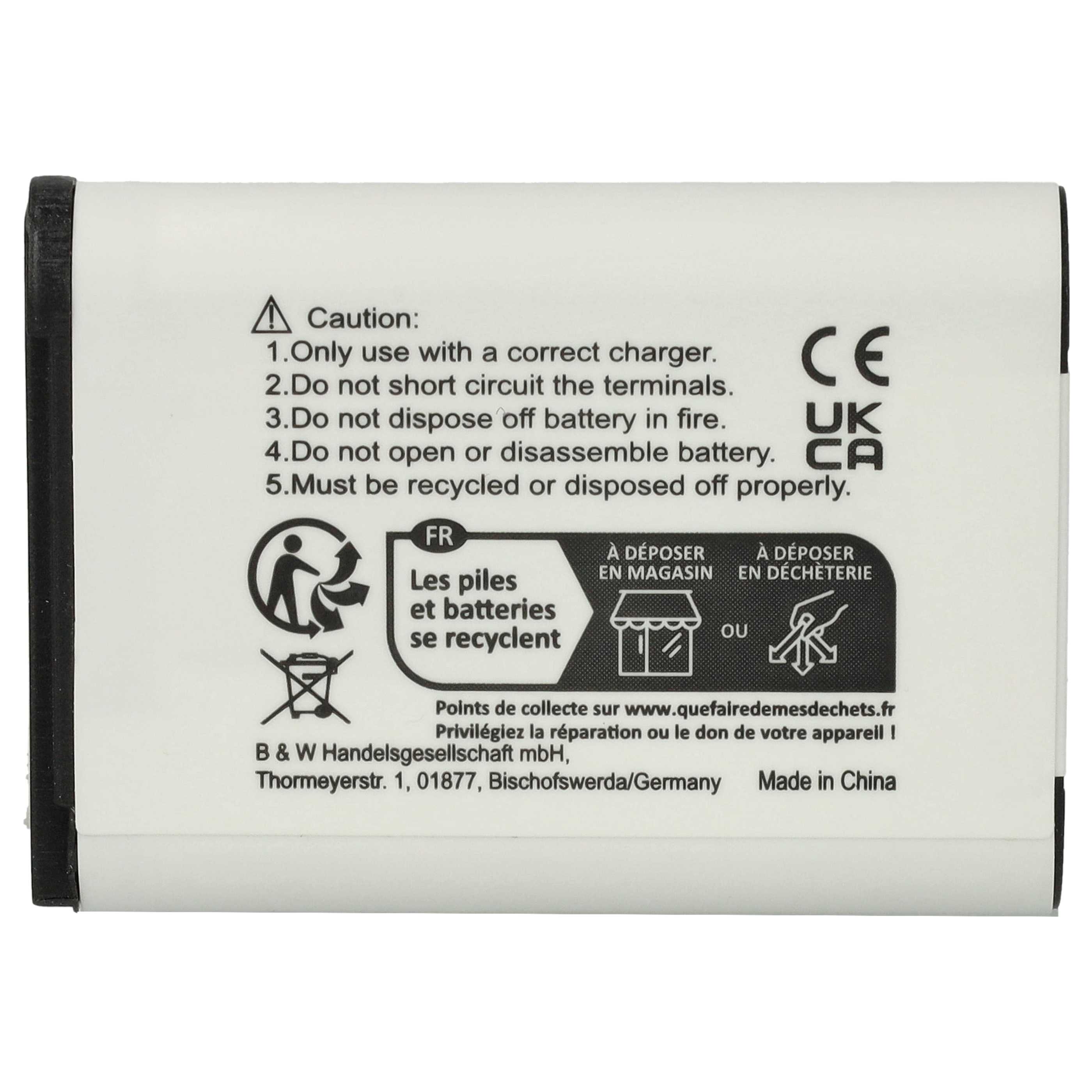 Batteria sostituisce Nikon EN-EL23 per fotocamera - 1400mAh 3,8V Li-Ion