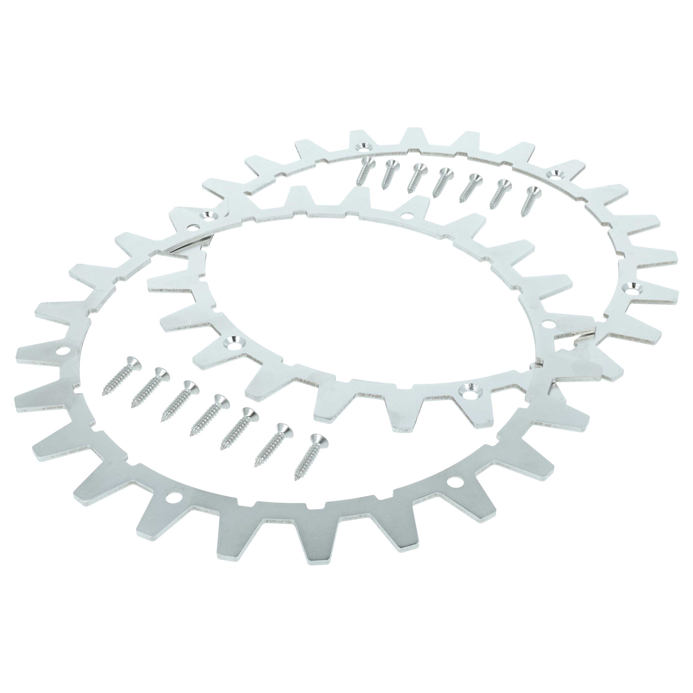 2x Spikes suitable for Worx L WR147E.1, WR148E, WR153E, WR155E Robot Mower - Stainless Steel, 24 Teeth