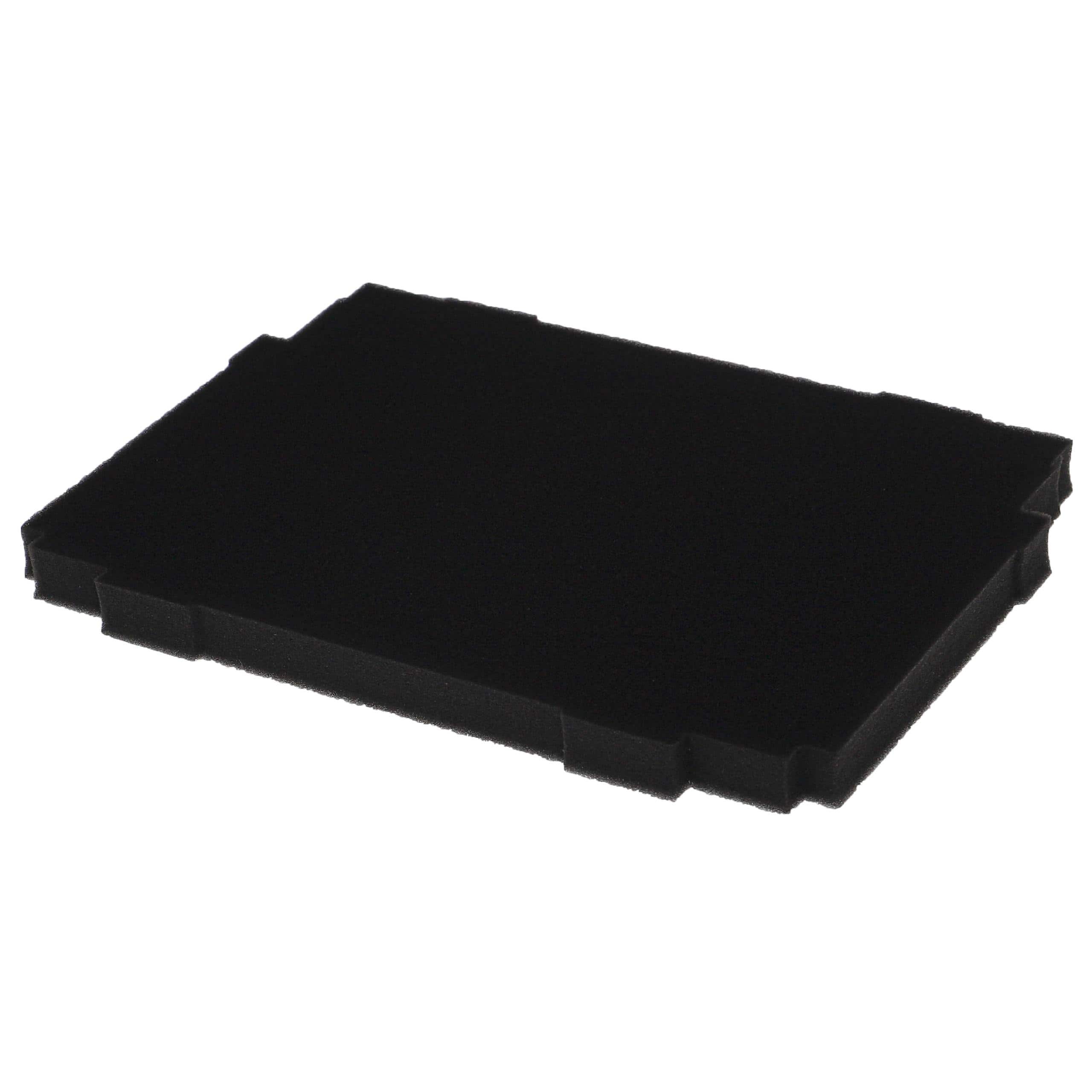 vhbw Foam Insert Replacement for 4250155837464 for Toolbox - Customisable, Adaptable Foam Black