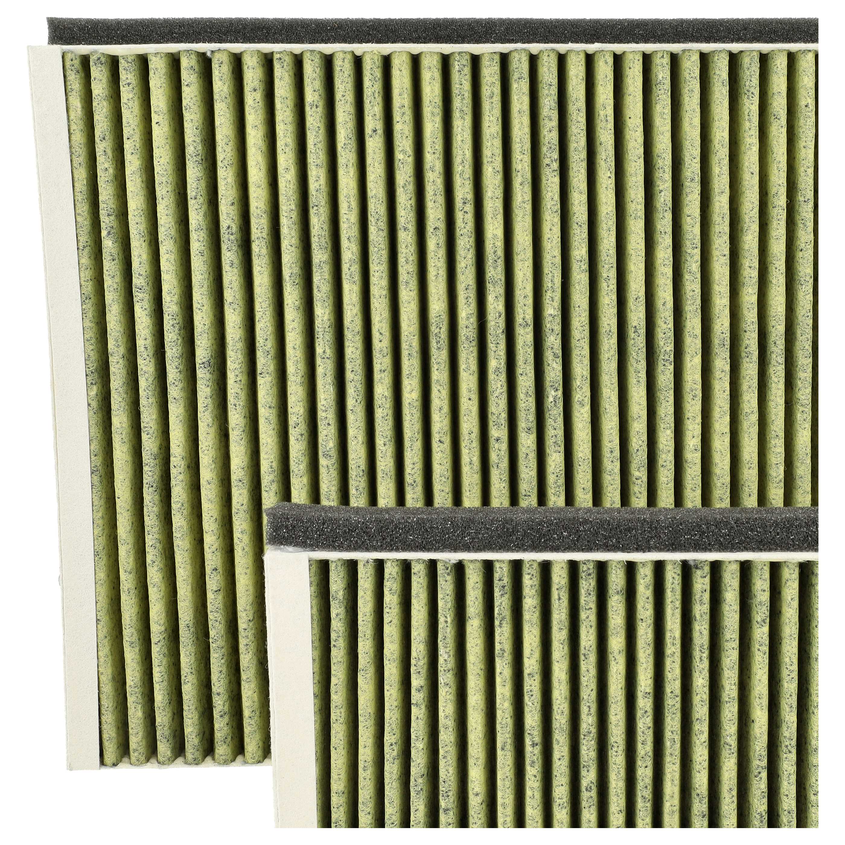 8x filtres pour hotte aspirante remplacement pour Alapure HFK8700 - filtre à charbon actif
