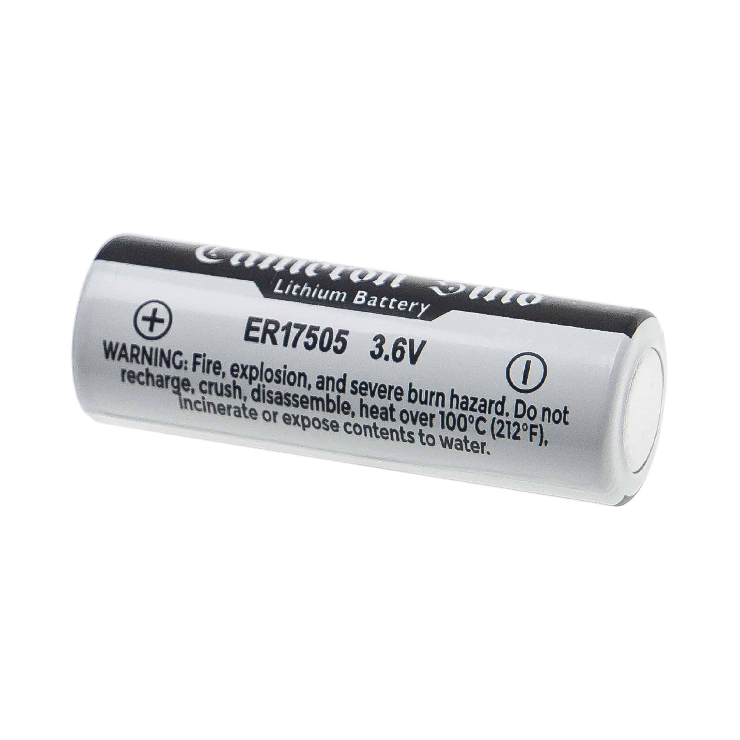 Batería para ER17505 / SB-A01 (Size A) / LS17500 / ER17/50 especial - 3600 mAh 3,6 V Li-MnO2