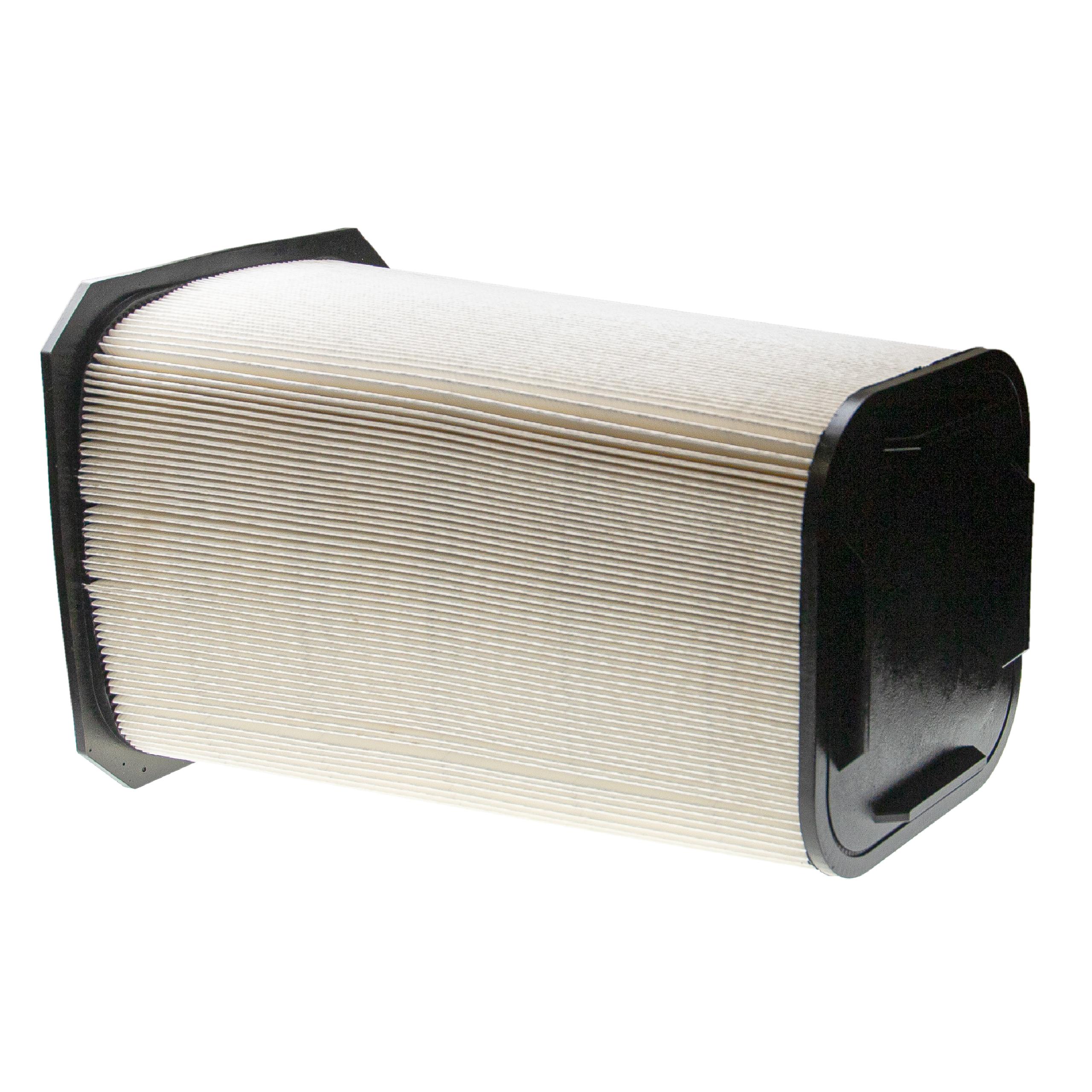 vhbw Micro-Filter Replacement for Dustcontrol 42896 for Air Cleaner - Air Filter Black White