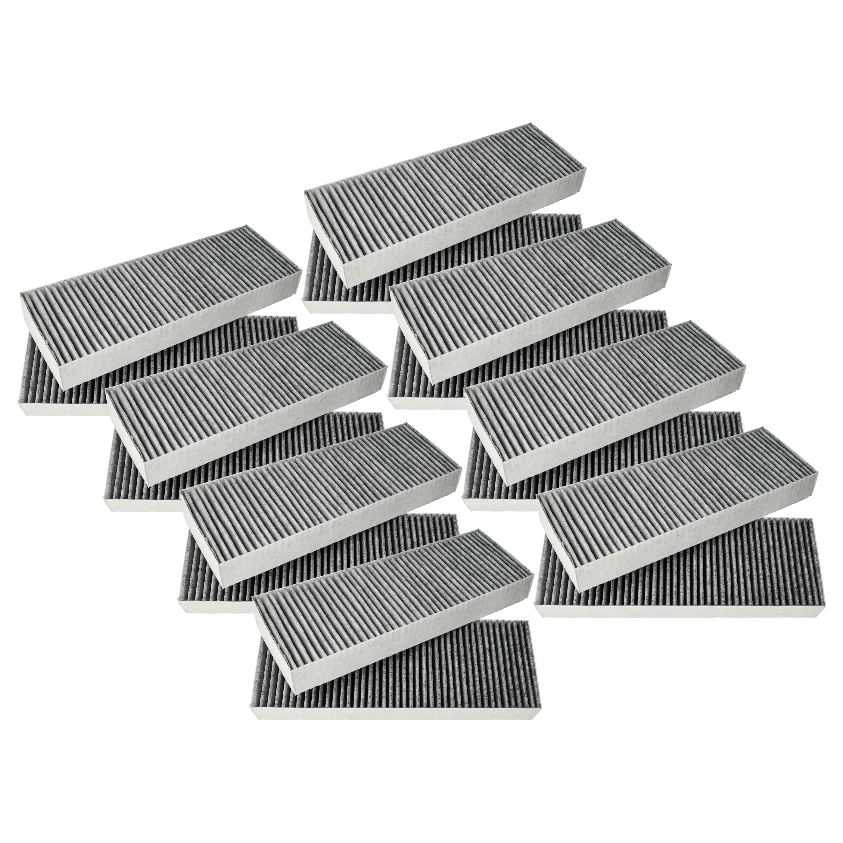 16x Filtres à charbon actif remplace Bora BAKFS-002, BAKF-001, BAKFS pour hotte Bora