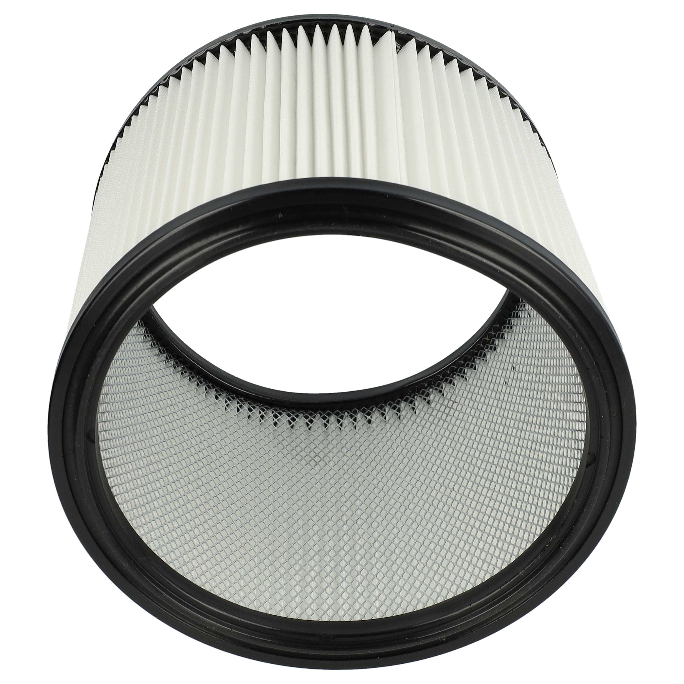 2x Filtercartridge filter replaces Starmix 413525, 4011240413525 for Starmix Vacuum Cleaner, black / white