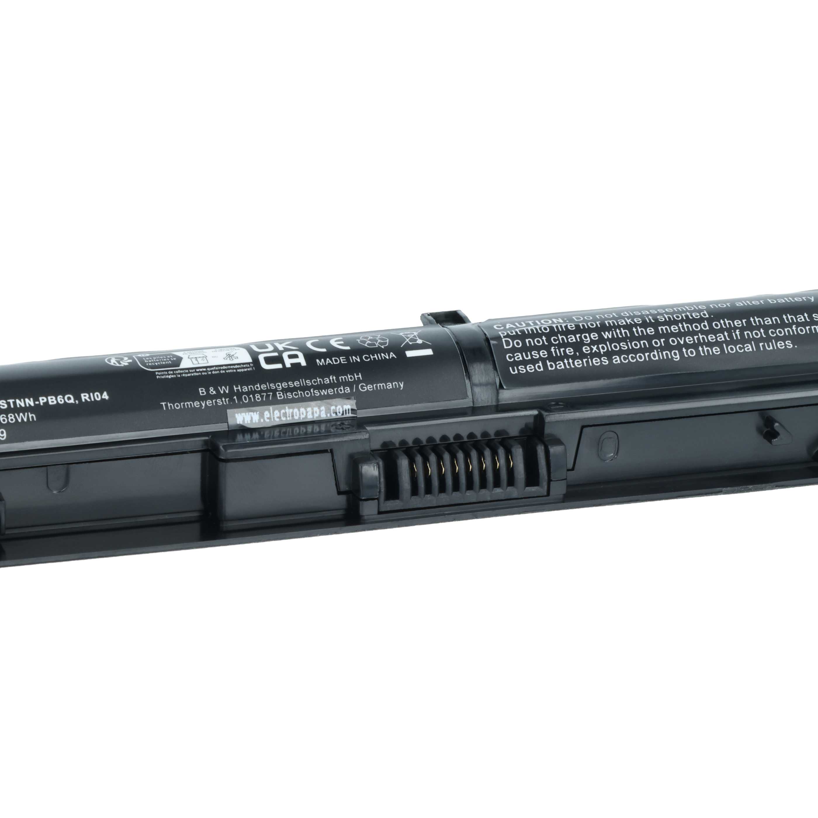Akumulator do laptopa zamiennik HP 811063-421, 805294-001, 811346-001 - 2200 mAh 14,4 V Li-Ion, czarny