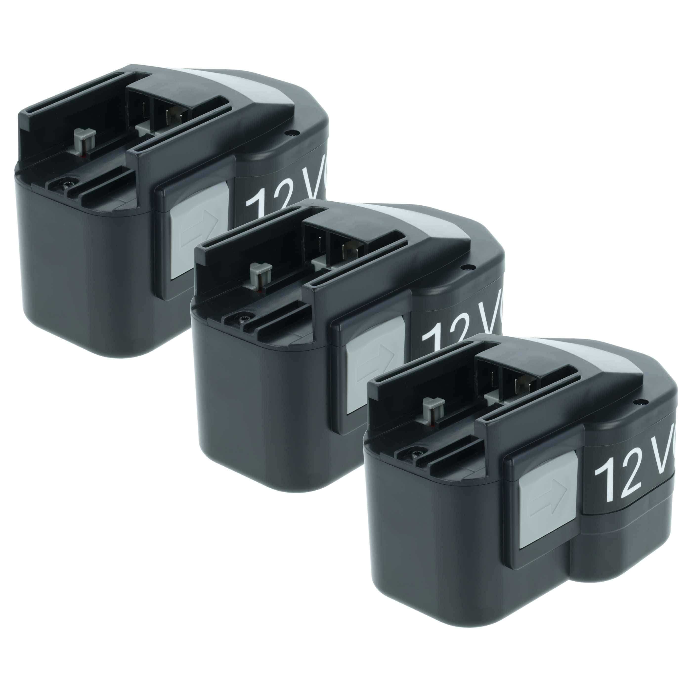 Batterie (3 pcs.) remplace AEG 48-11-1960, 48-11-1950, 48-11-1900 outil électrique Fromm - 1,5Ah 12V NiMH