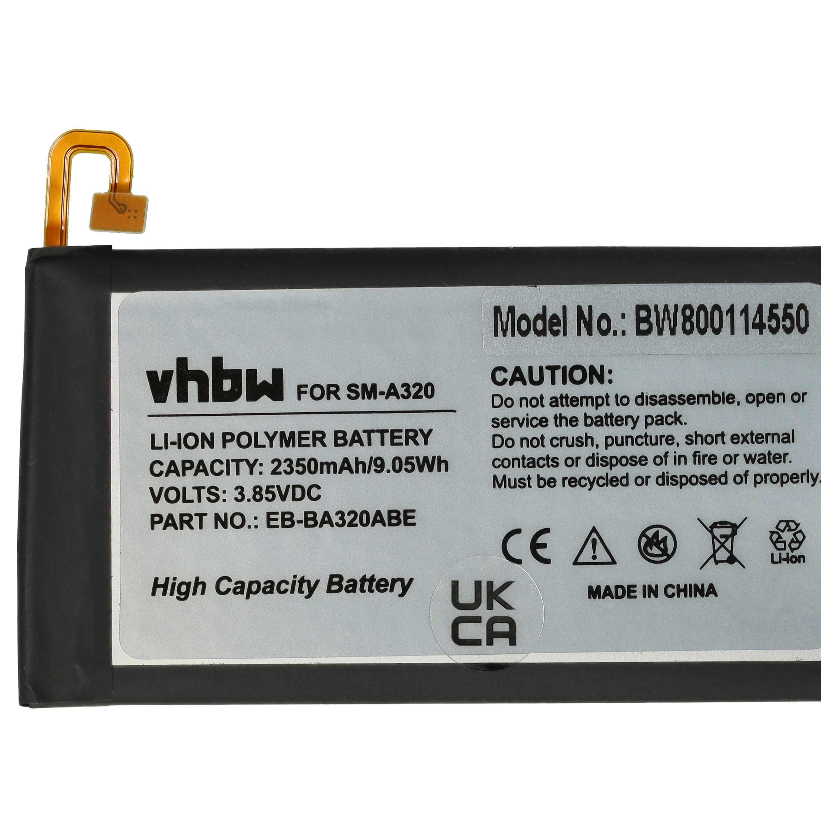 Batería reemplaza Samsung GH43-04677A, EB-BA320ABE para - 2350 mAh 3,85 V Li-poli