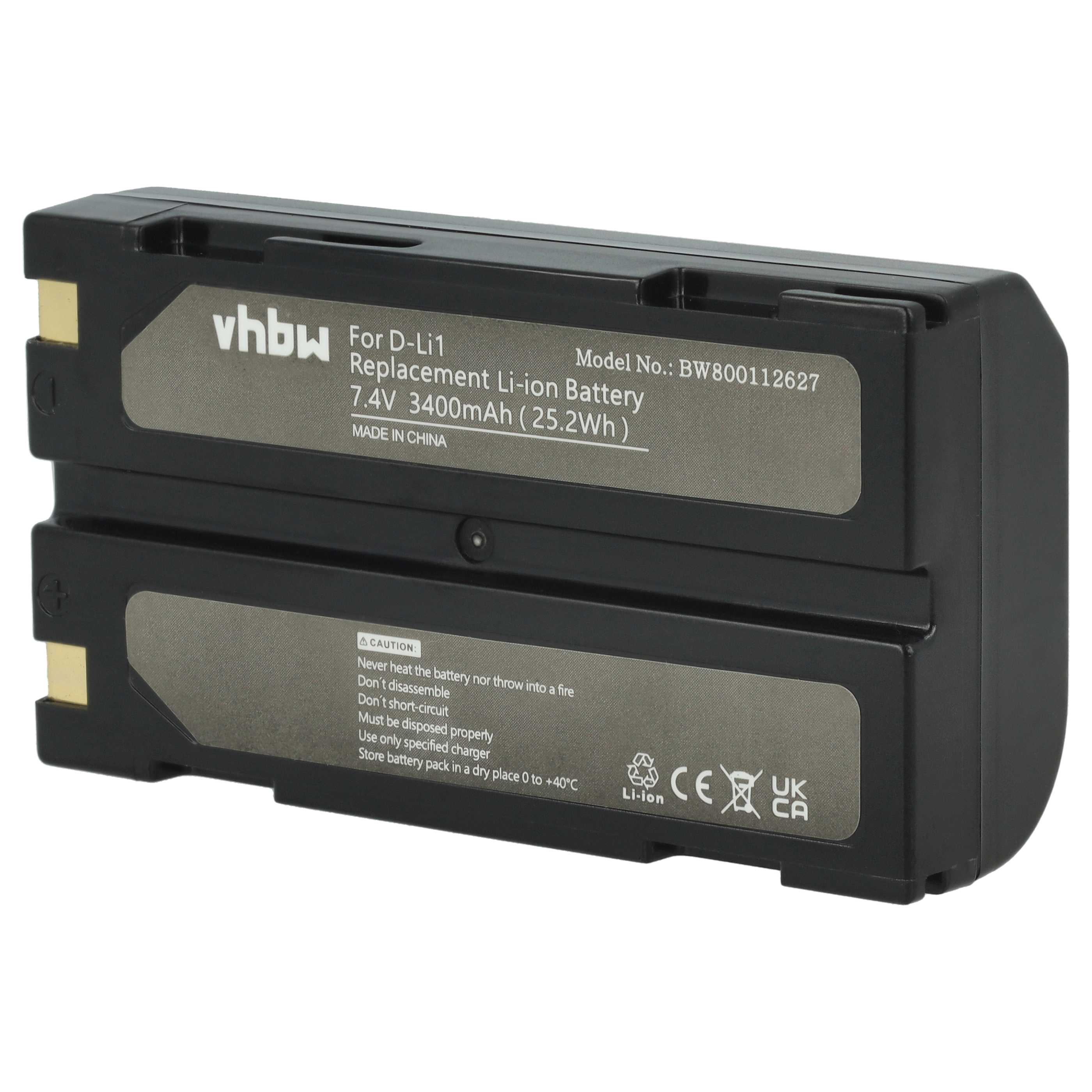 2x Battery replaces CHC 1906110059 - 3400mAh, 7.4V, Li-Ion
