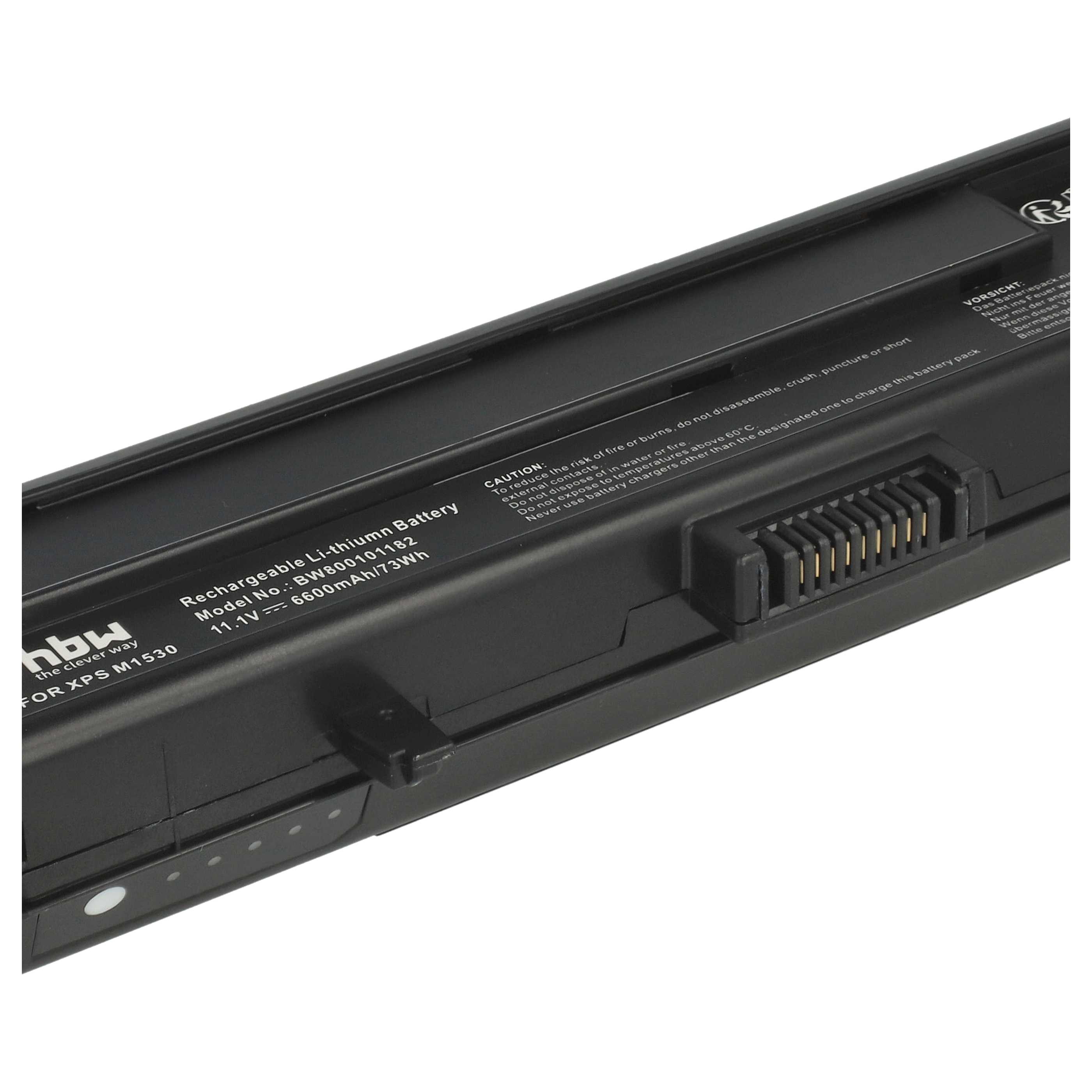 Akumulator do laptopa zamiennik Dell 312-0664, 312-0660, 312-0662, 312-0663 - 6600 mAh 11,1 V Li-Ion, czarny