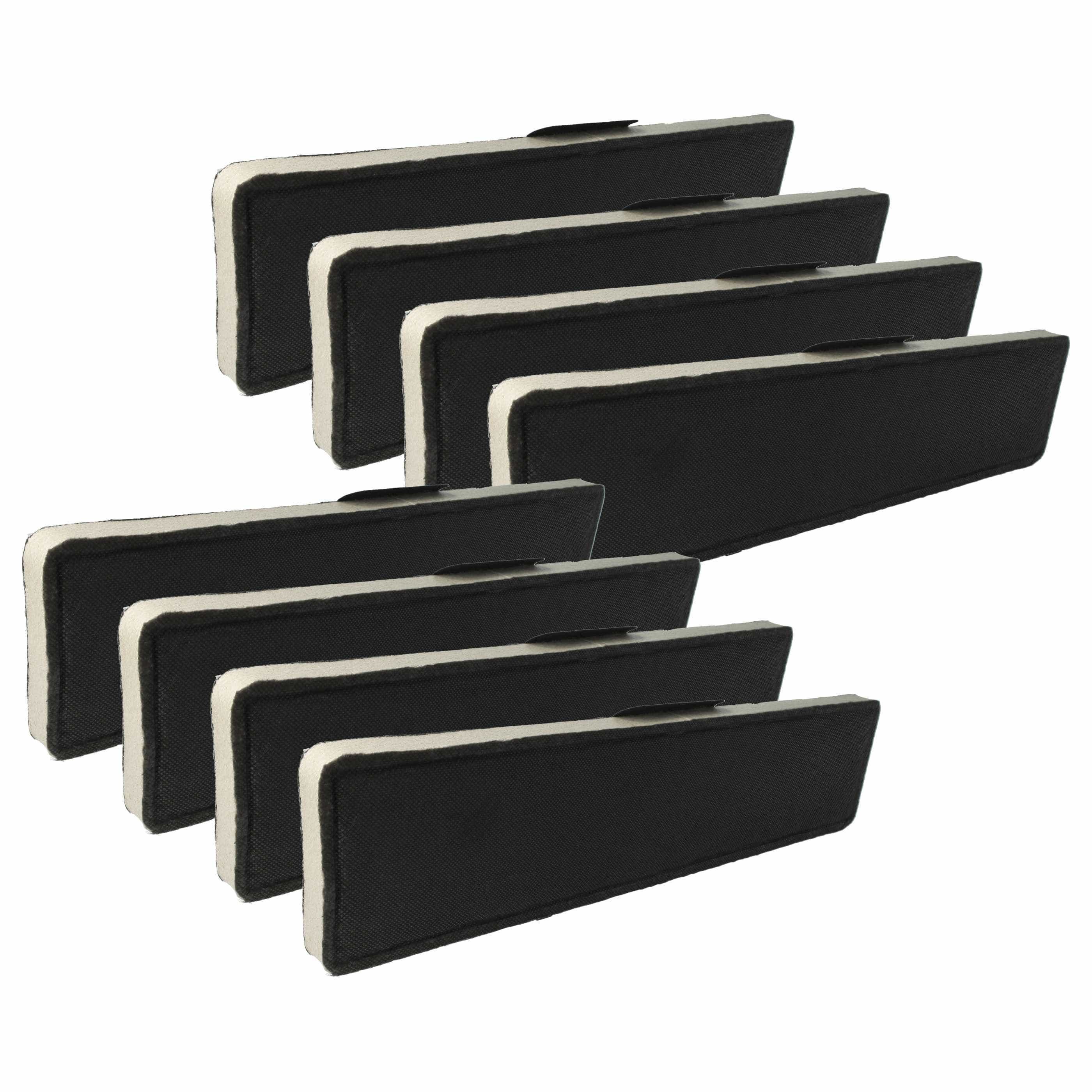 8x Filtres à charbon actif remplace Miele 9438930, 9162160, 4002515063743, 4002515380024 pour hotte Miele
