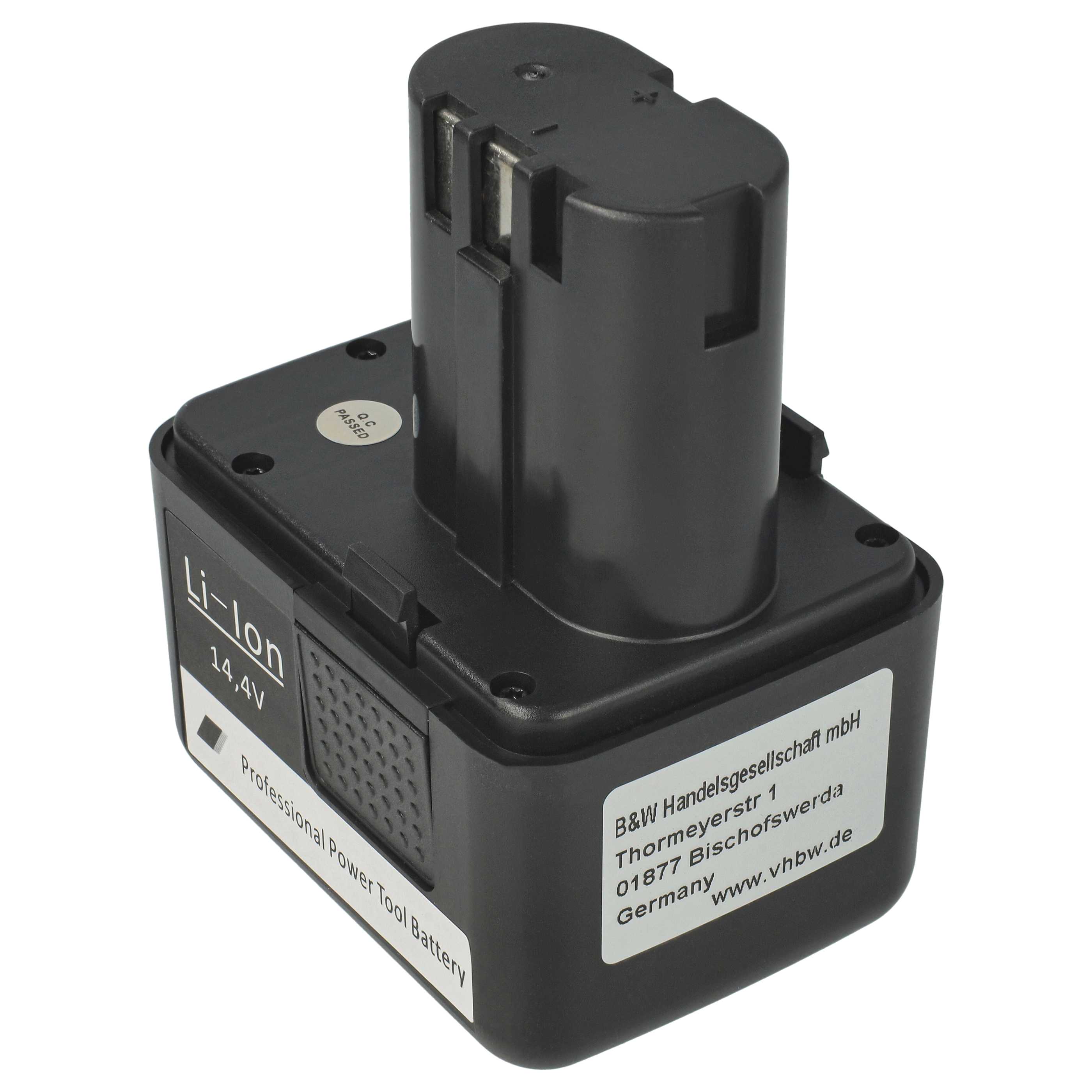 2x Battery suitable for Gesipa Accubird, Firebird, Powerbird - 1500 mAh, 14.4 V, Li-Ion