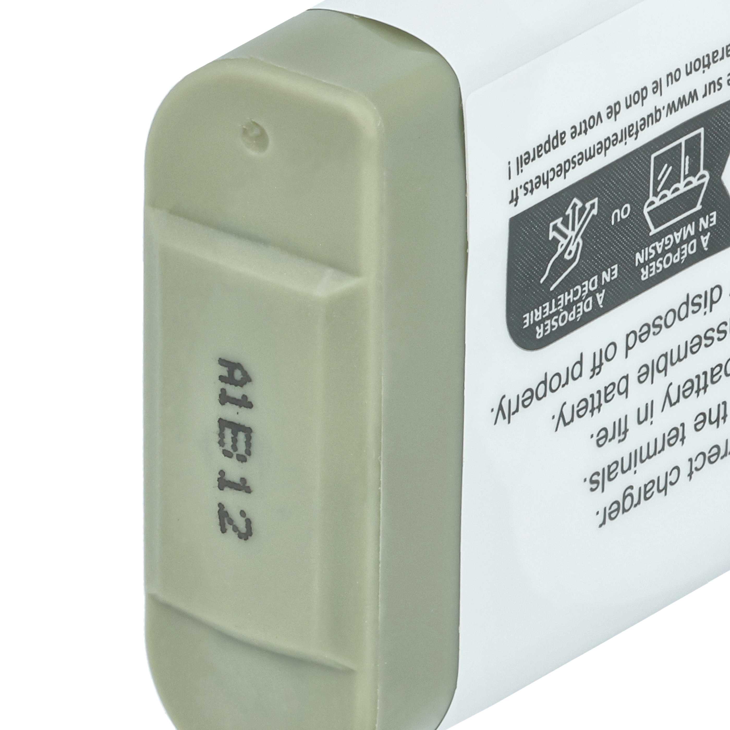 2x Batteries remplace Panasonic N4HHGMB00005, N4HHGMB00001, N4HHGMN00001 pour téléphone GE - 700mAh 3,6V NiMH