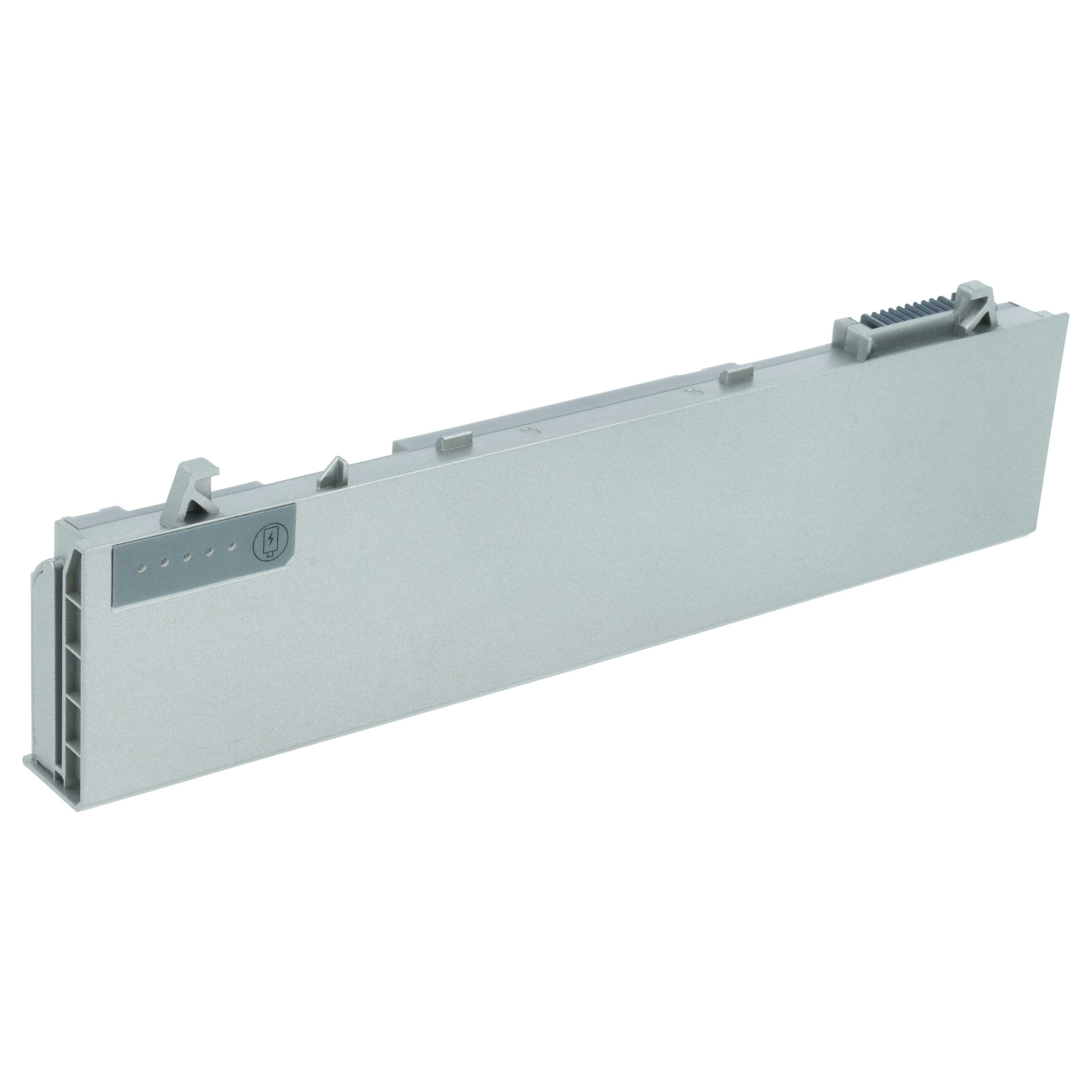 Batteria sostituisce Dell 0P018K, 0MP307, 0H1391, 0GU715 per notebook - 4400mAh 11,1V Li-Ion argento grigio