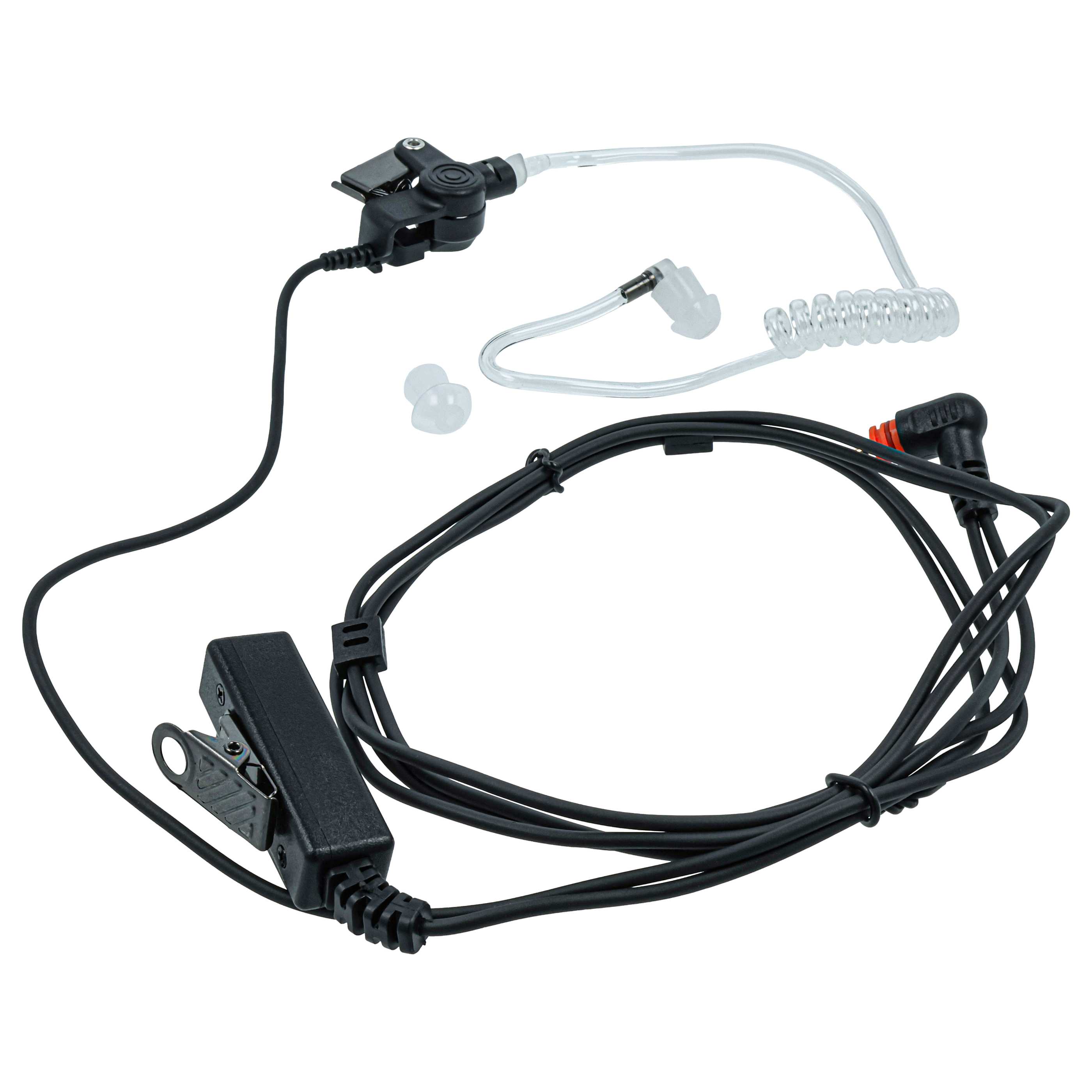 10x Security Headset suitable for Motorola SL1M Radio - "Take Call Button", Clip Mount + Phono Cable