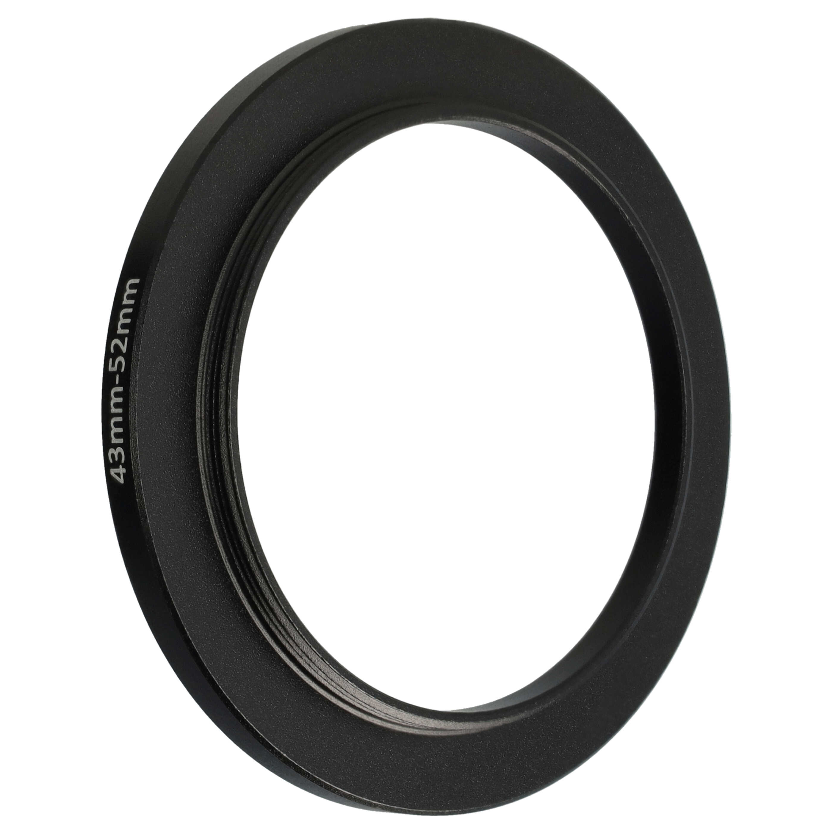 Step-Up Ring Adapter of 43 mm to 52 mmfor various Camera Lens - Filter Adapter