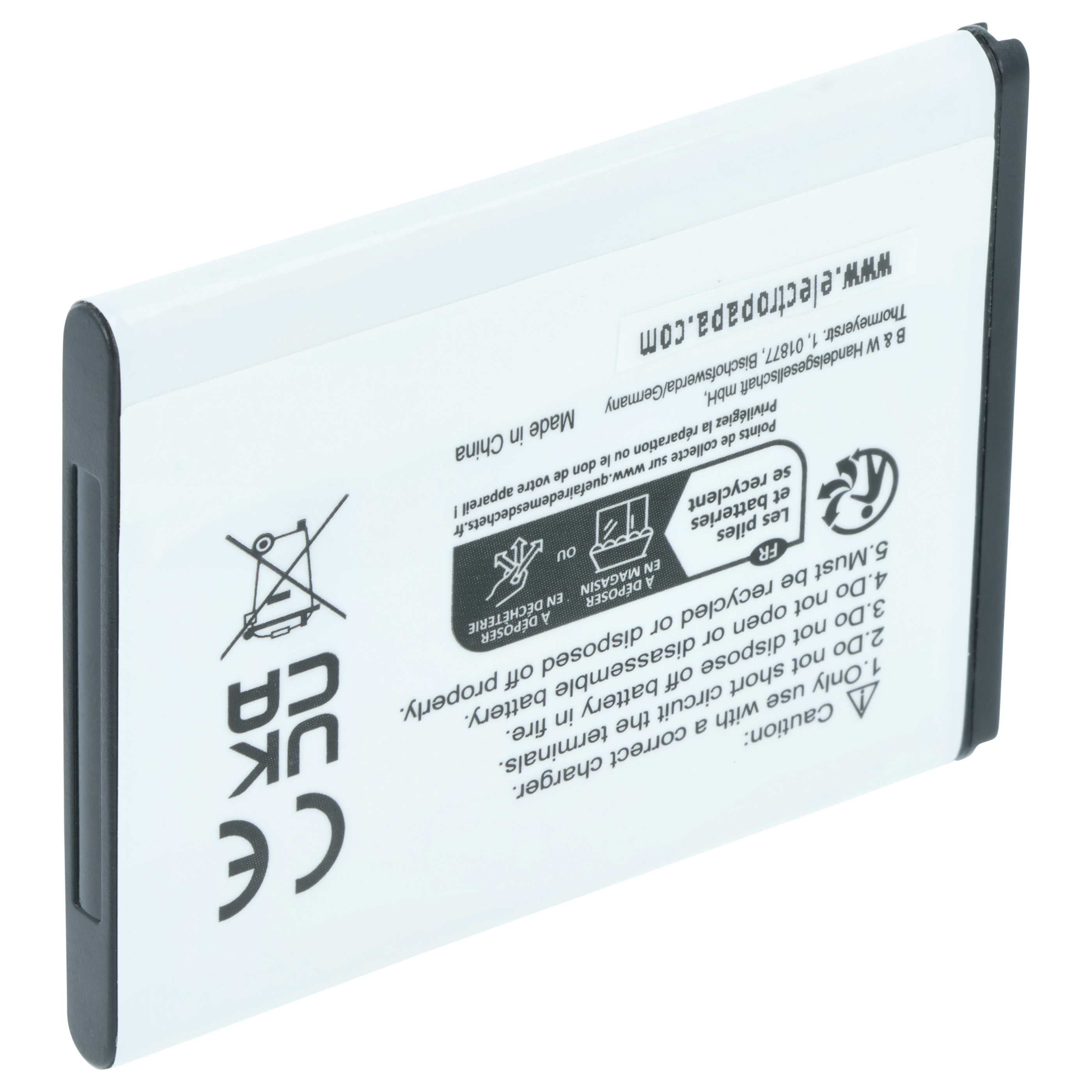 Mobile Phone Battery replaces Samsung EB494358VU - 1100 mAh 3.7 V Li-Ion