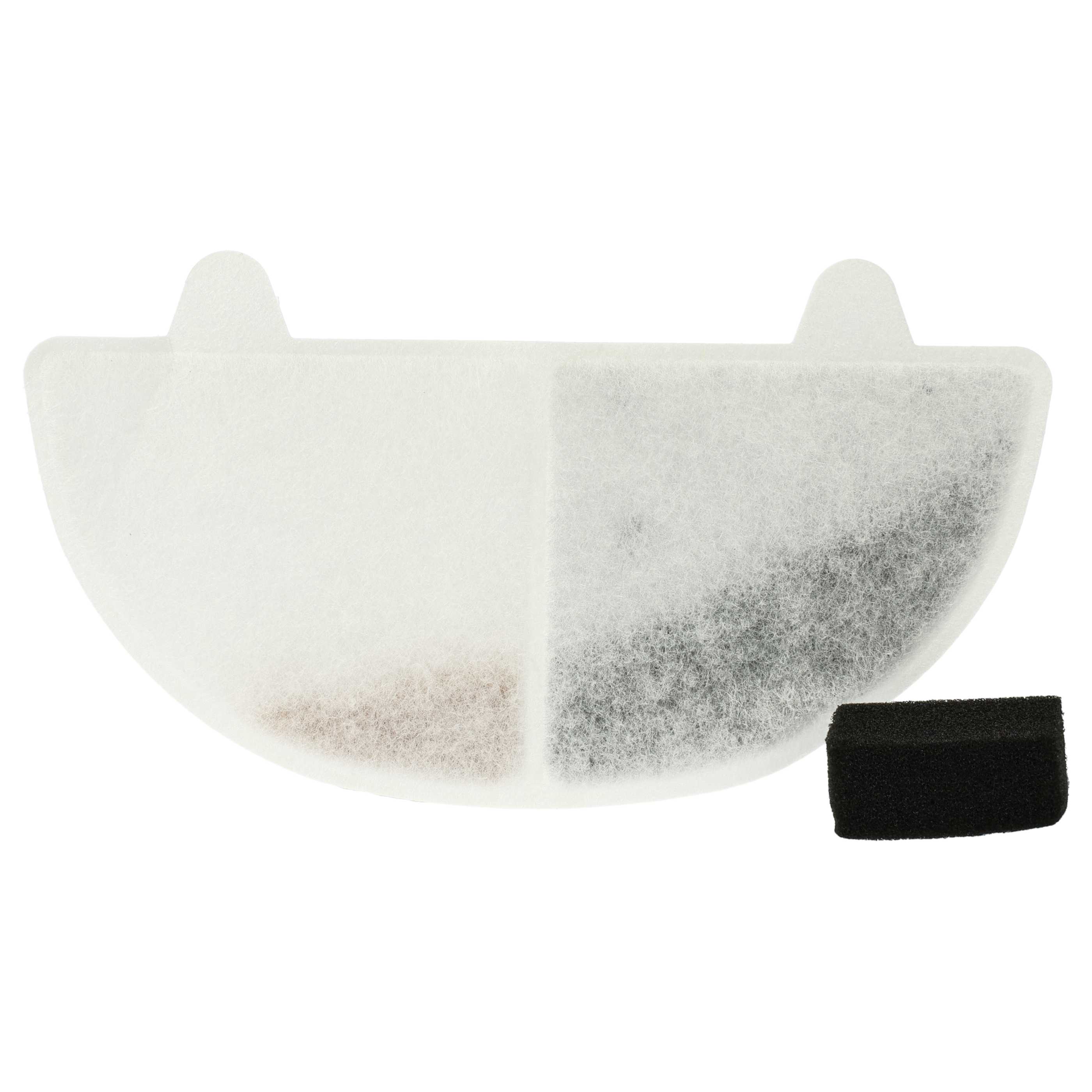 5x Filtro para bebederos HomeRunPet CF2, WF20 - Filtro de agua + filtro de bomba