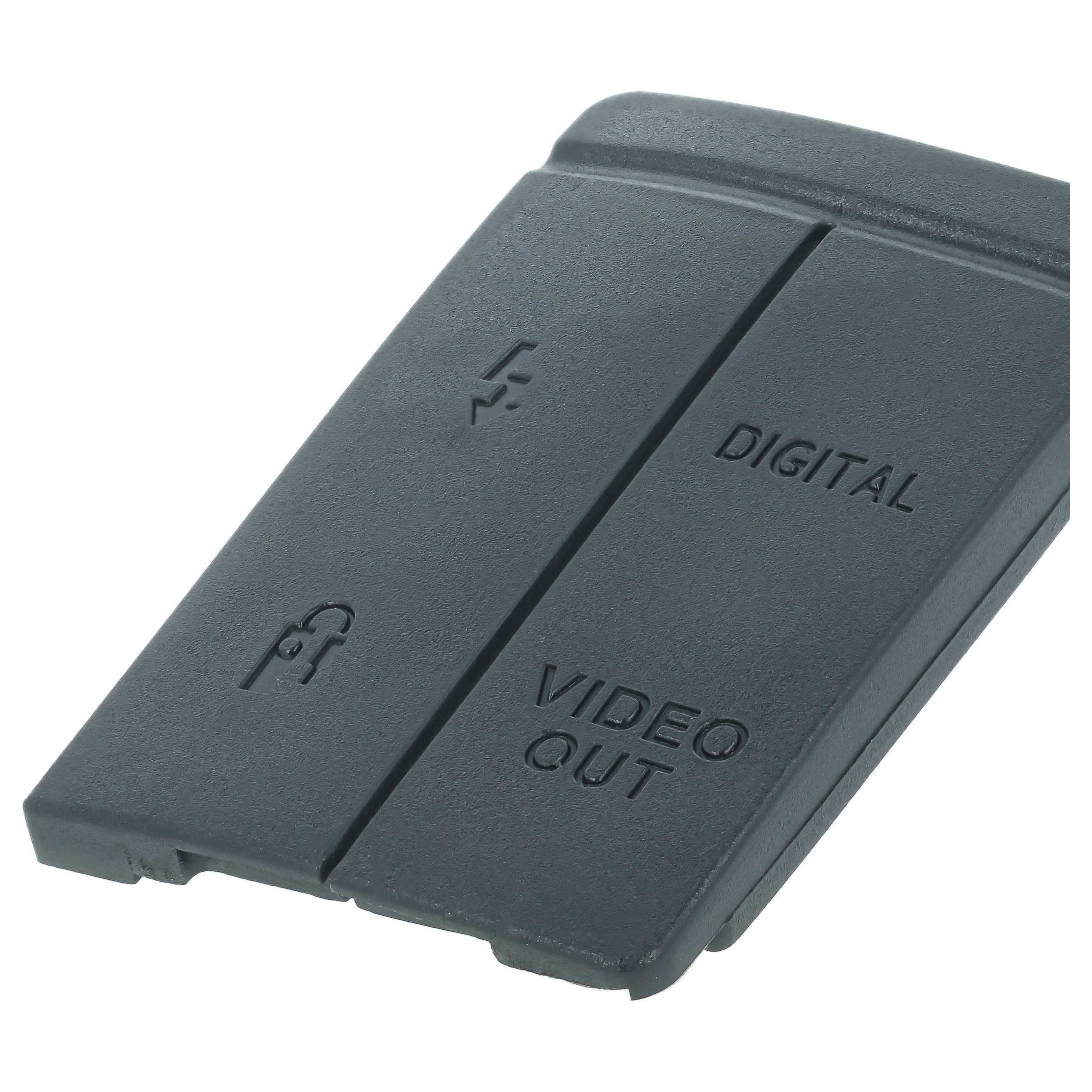 Cubierta de conexiones para DSLR cámara Canon EOS 5D - Para conexiones USB/HDMI
