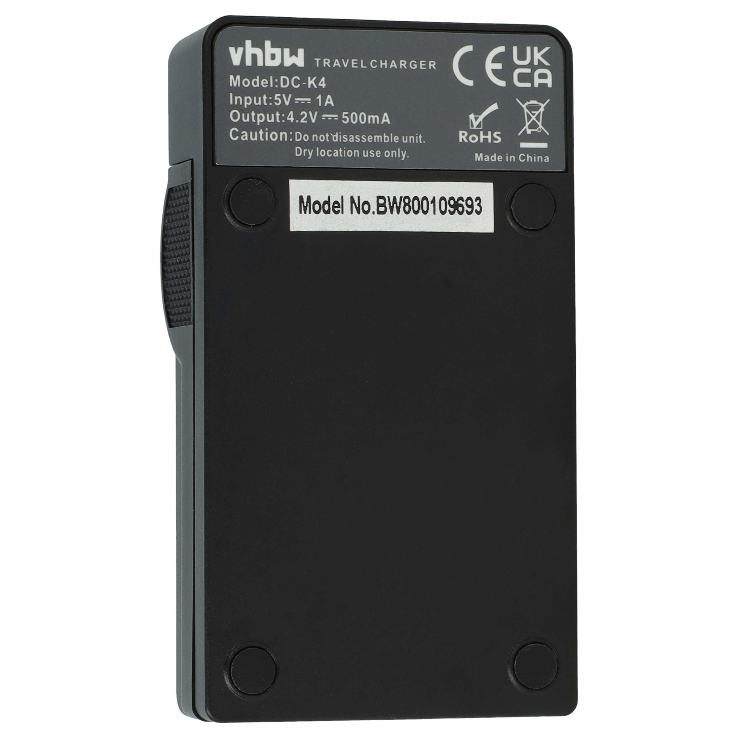 Battery Charger suitable for GE Digital Camera - 0.5 A, 4.2 V
