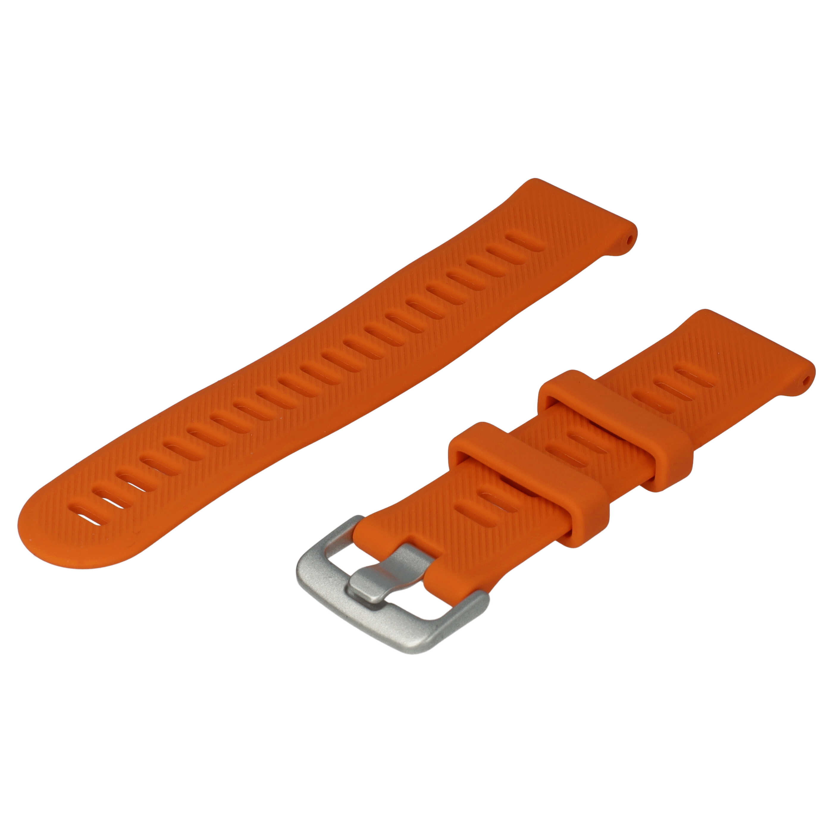 correa para Garmin Forerunner smartwatch - largo 9 + 12,2 cm, ancho 22 mm, silicona, naranja